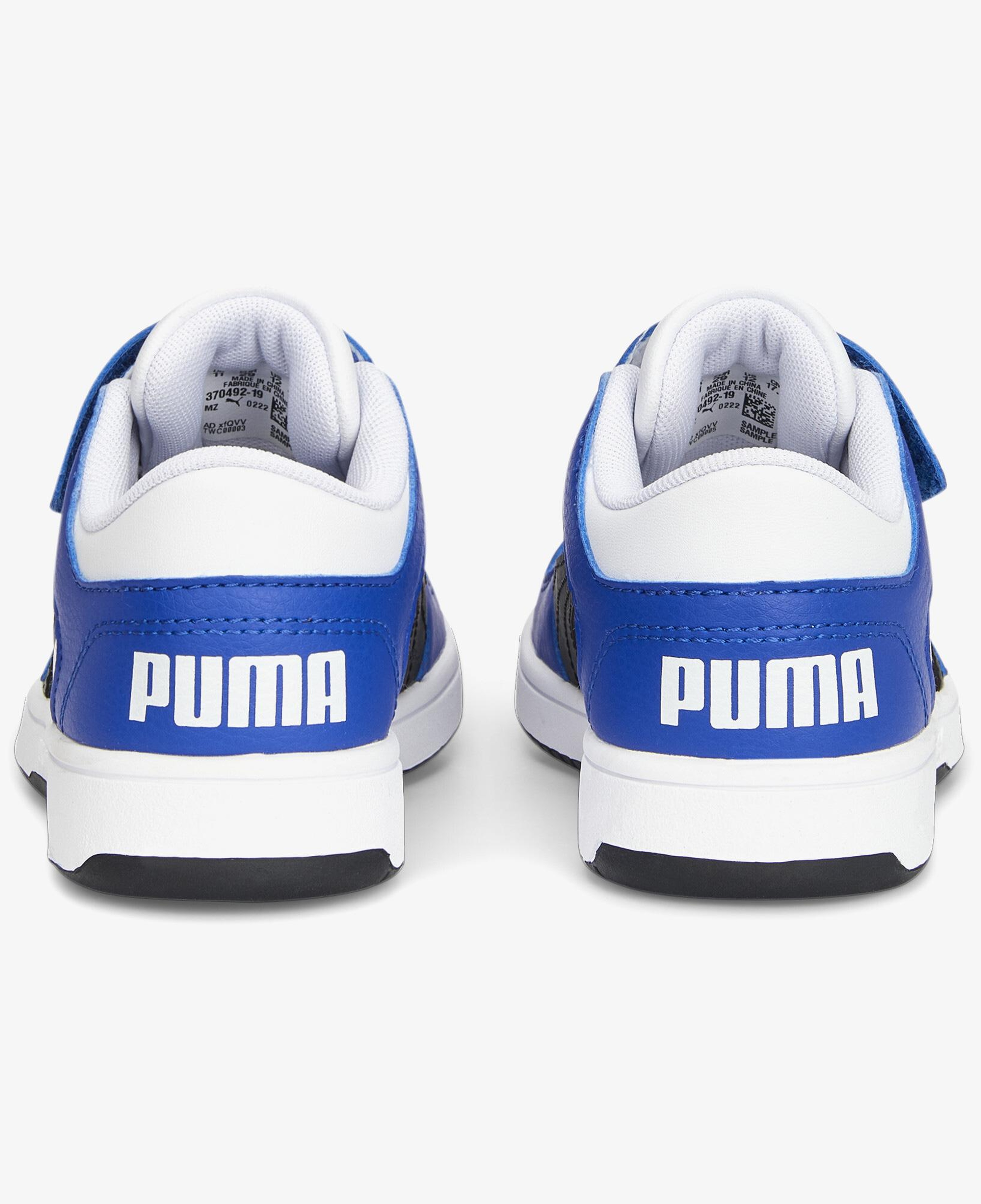 Puma Rebound Layup Lo Bantlı Çocuk Beyaz Spor Ayakkabı