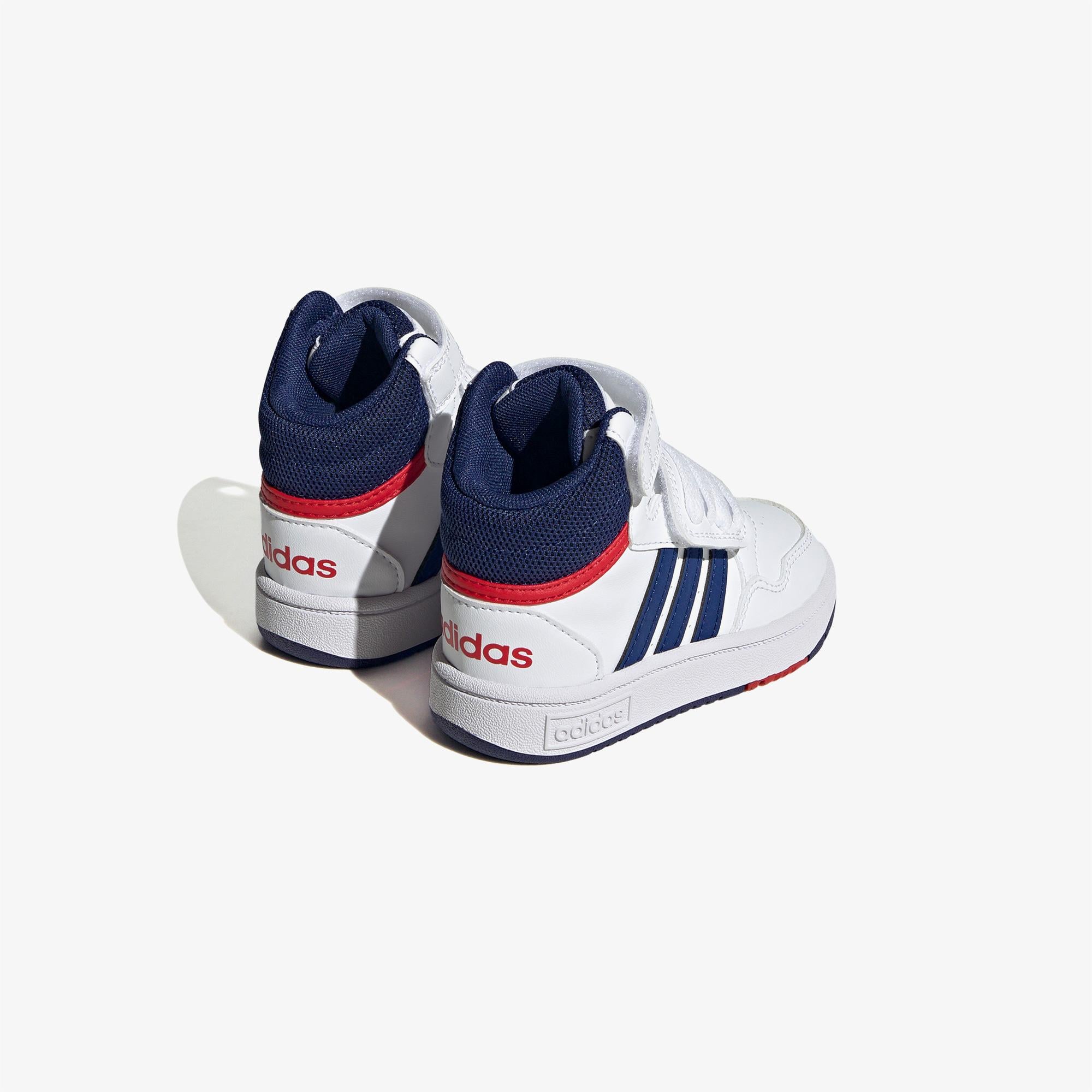adidas Hoops Mid 3.0 Bebek Beyaz Spor Ayakkabı