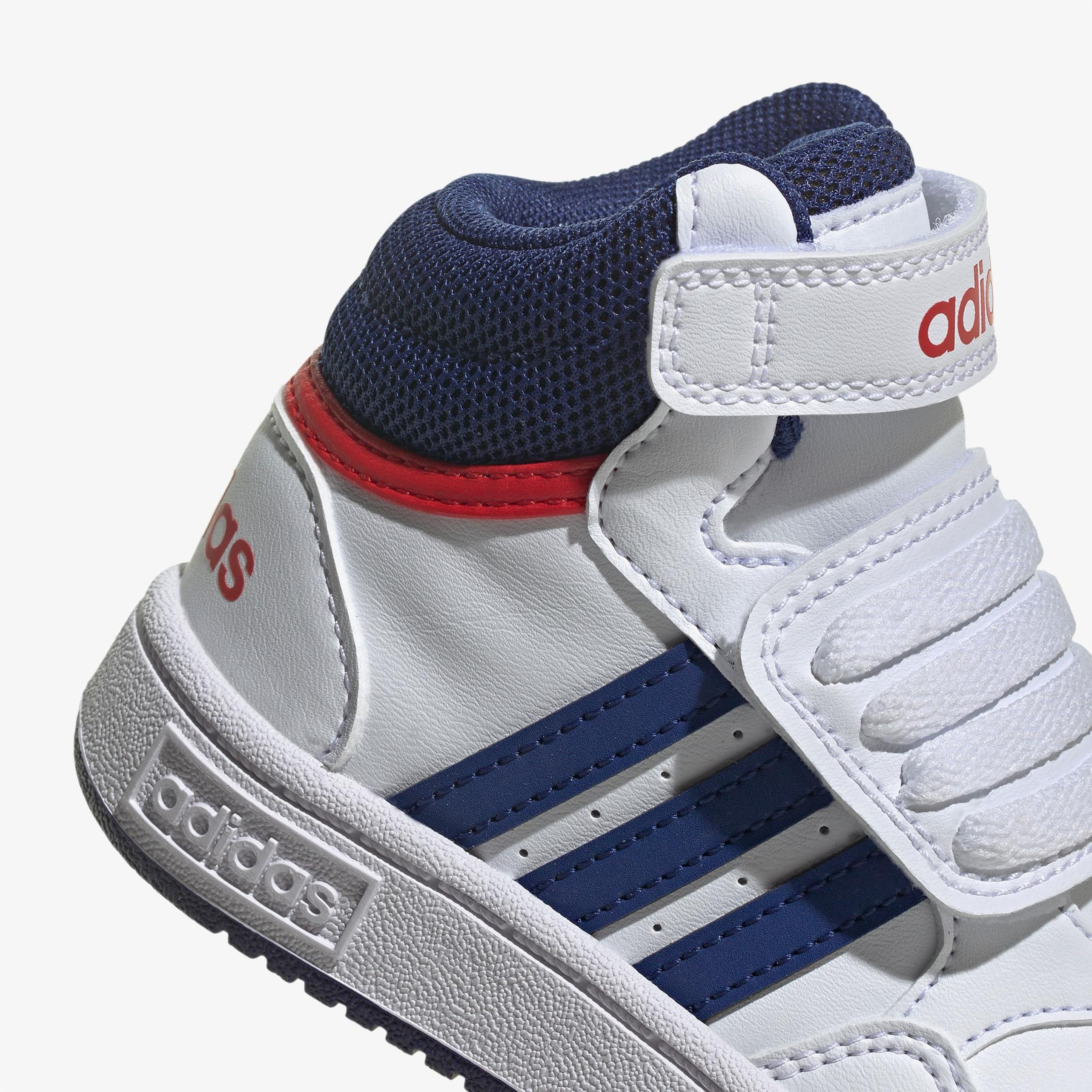 adidas Hoops Mid 3.0 Bebek Beyaz Spor Ayakkabı