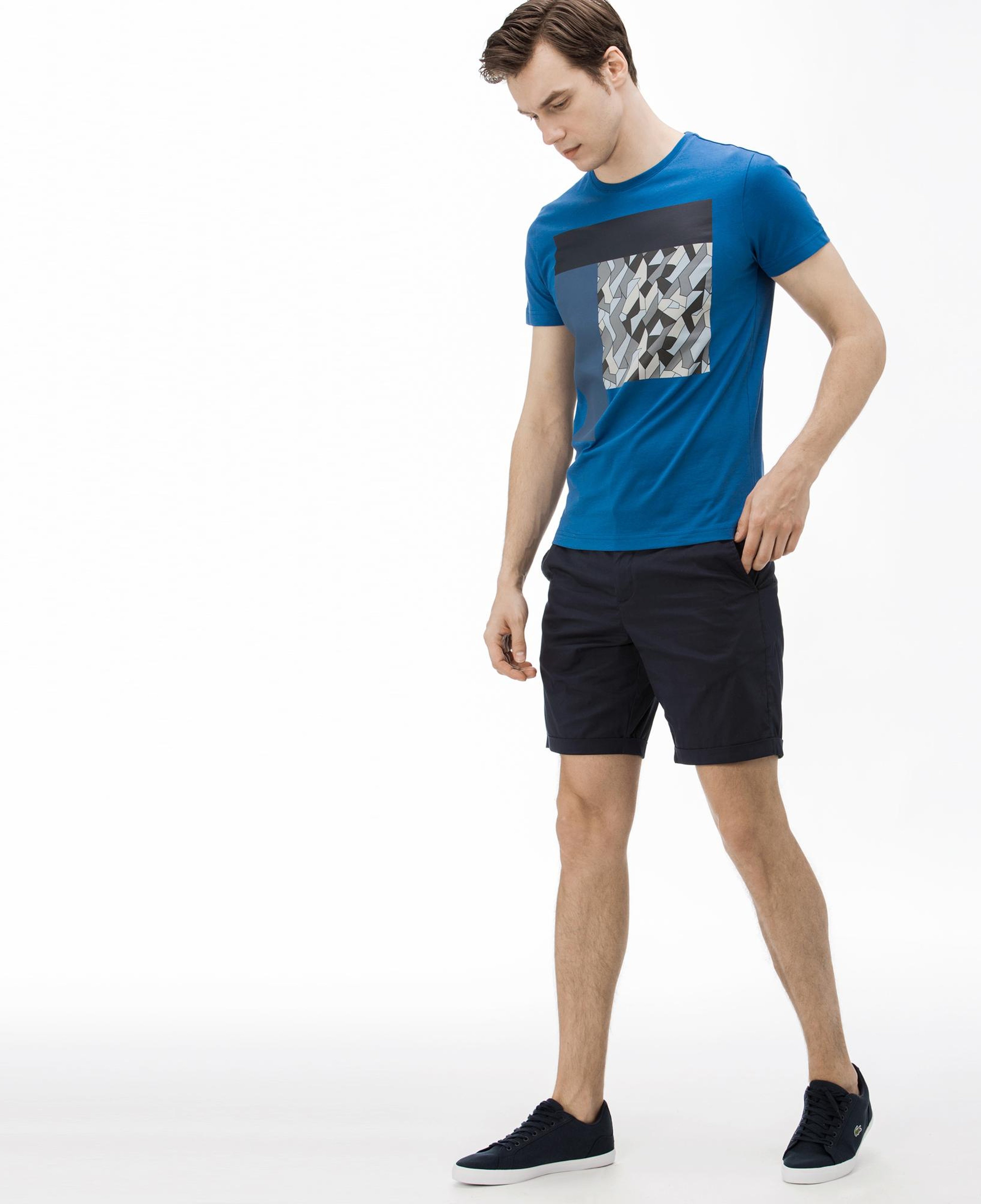 Erkek Slim Fit Lacivert Bermuda Şort