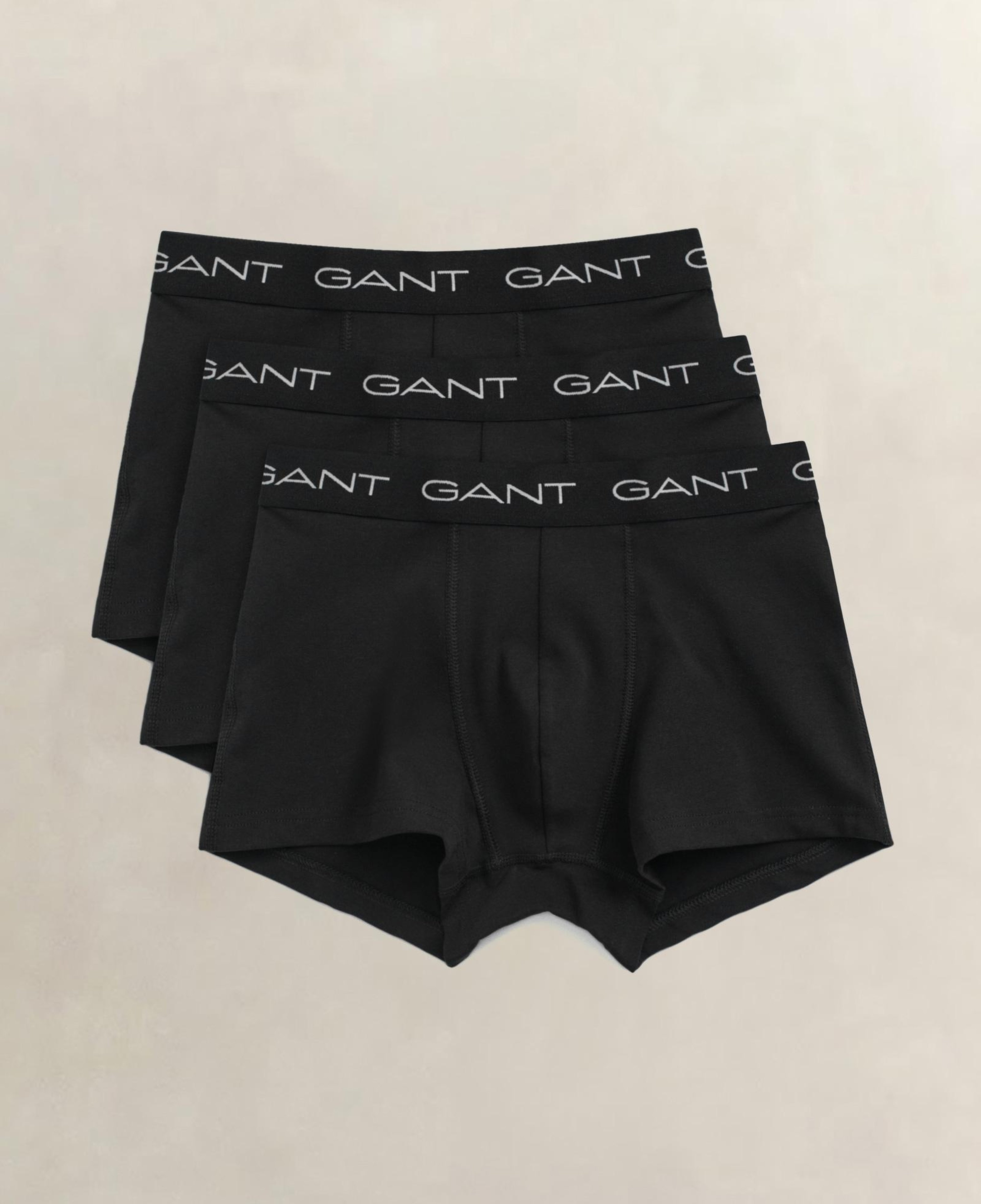 GANT Erkek Siyah Düz Boxer