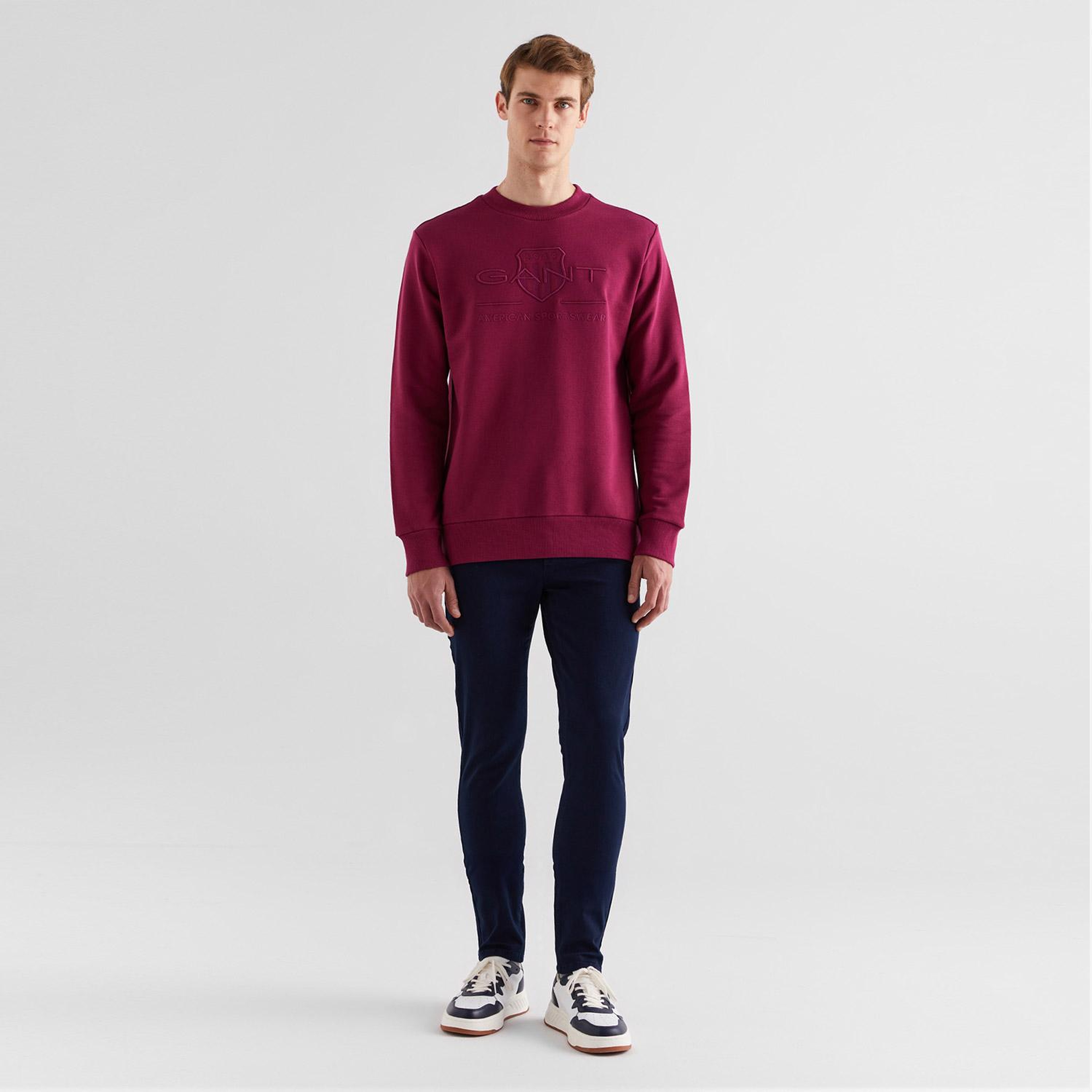 GANT Erkek Lacivert Slim Fit Pantolon