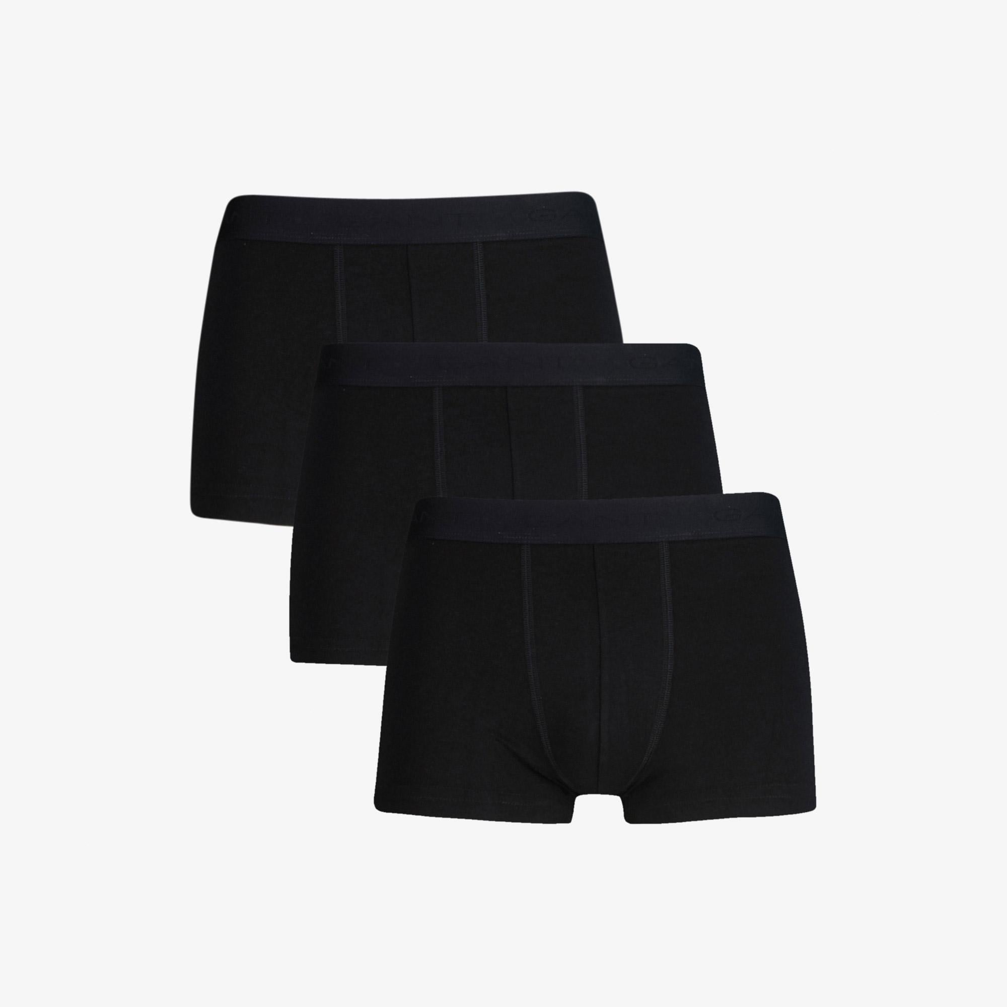 GANT Erkek Siyah 3'lü Logolu Boxer
