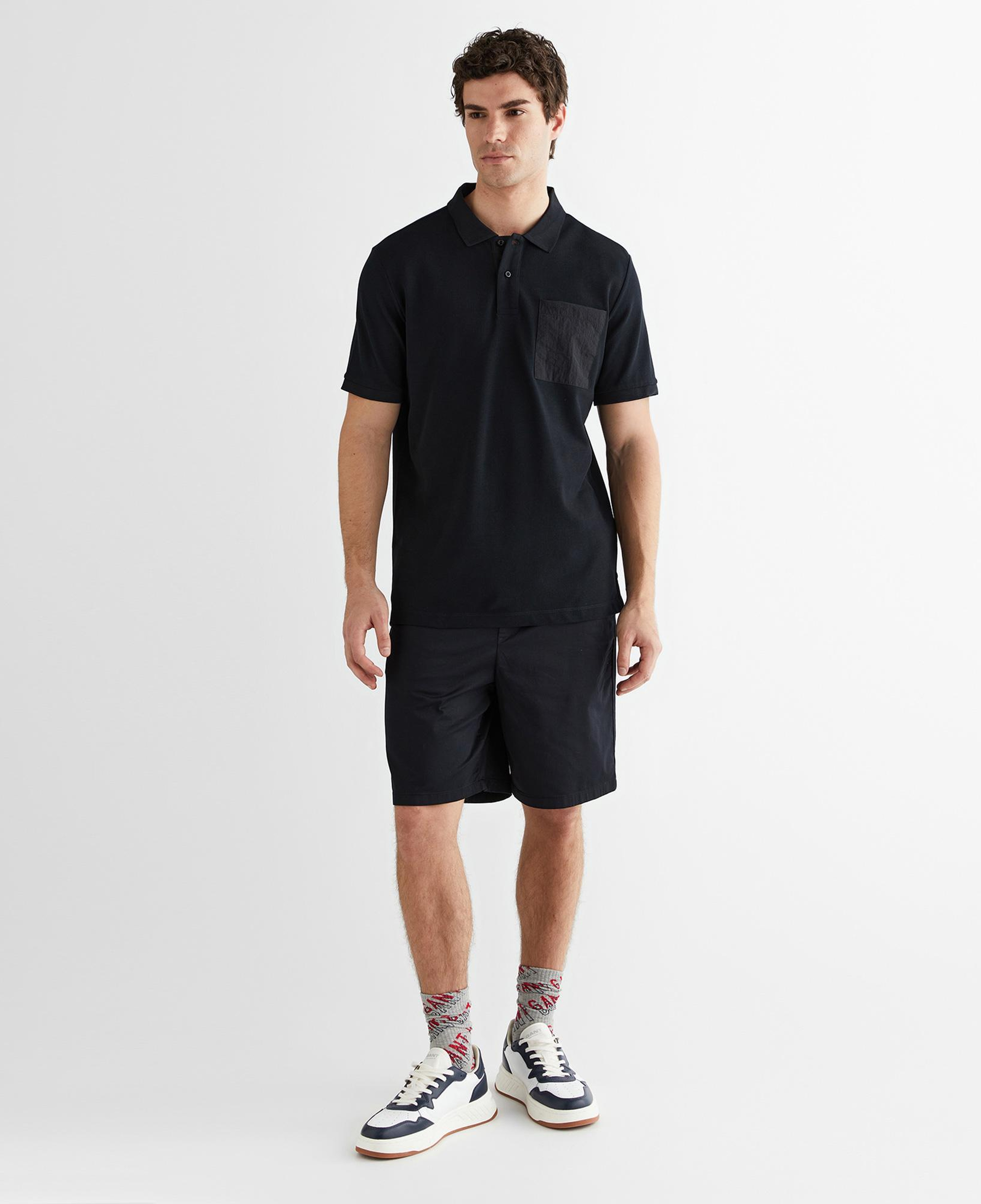 GANT Erkek Siyah Polo
