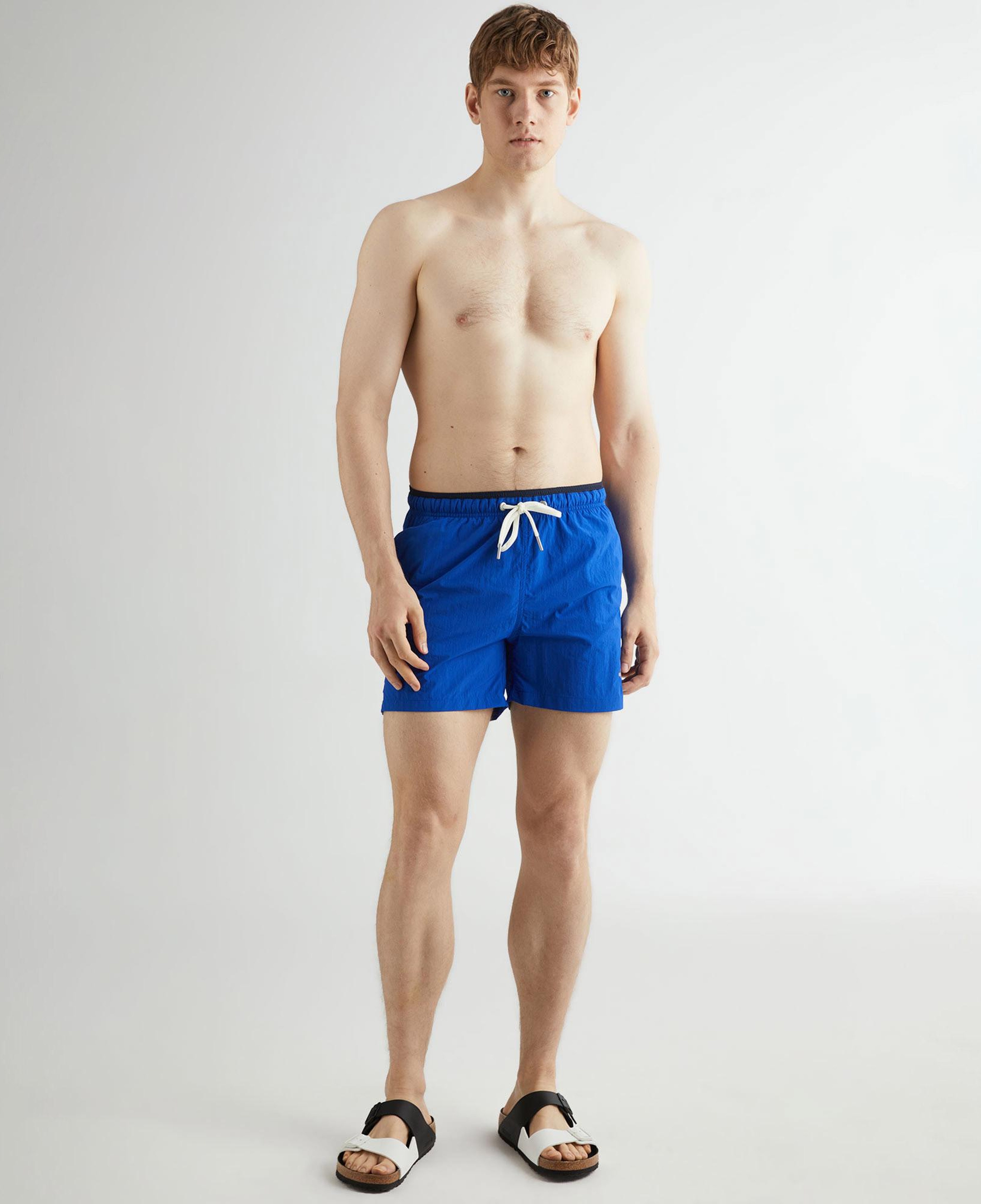 GANT Erkek Mavi Regular Fit Deniz Şortu