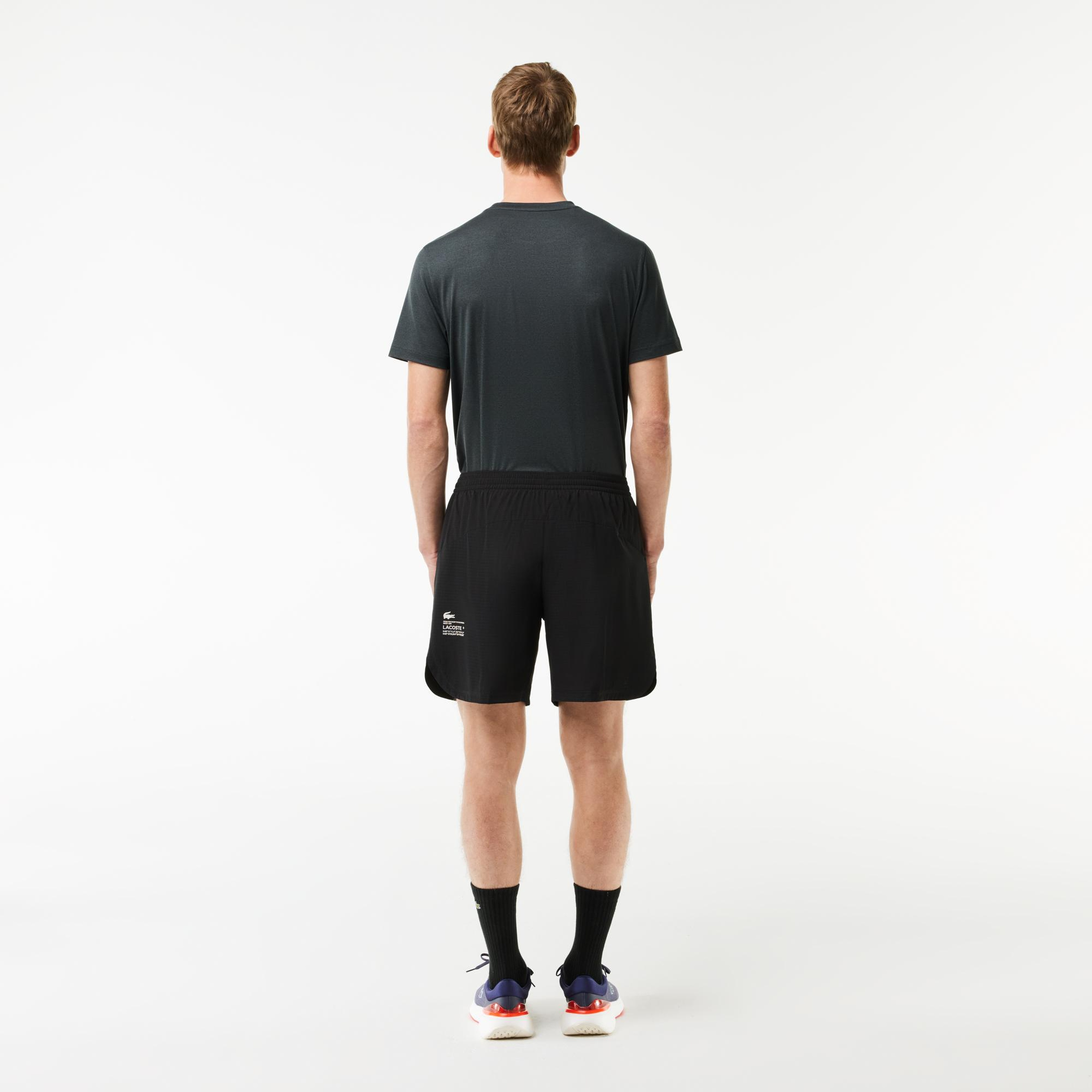 Erkek Relaxed Fit Siyah Şort