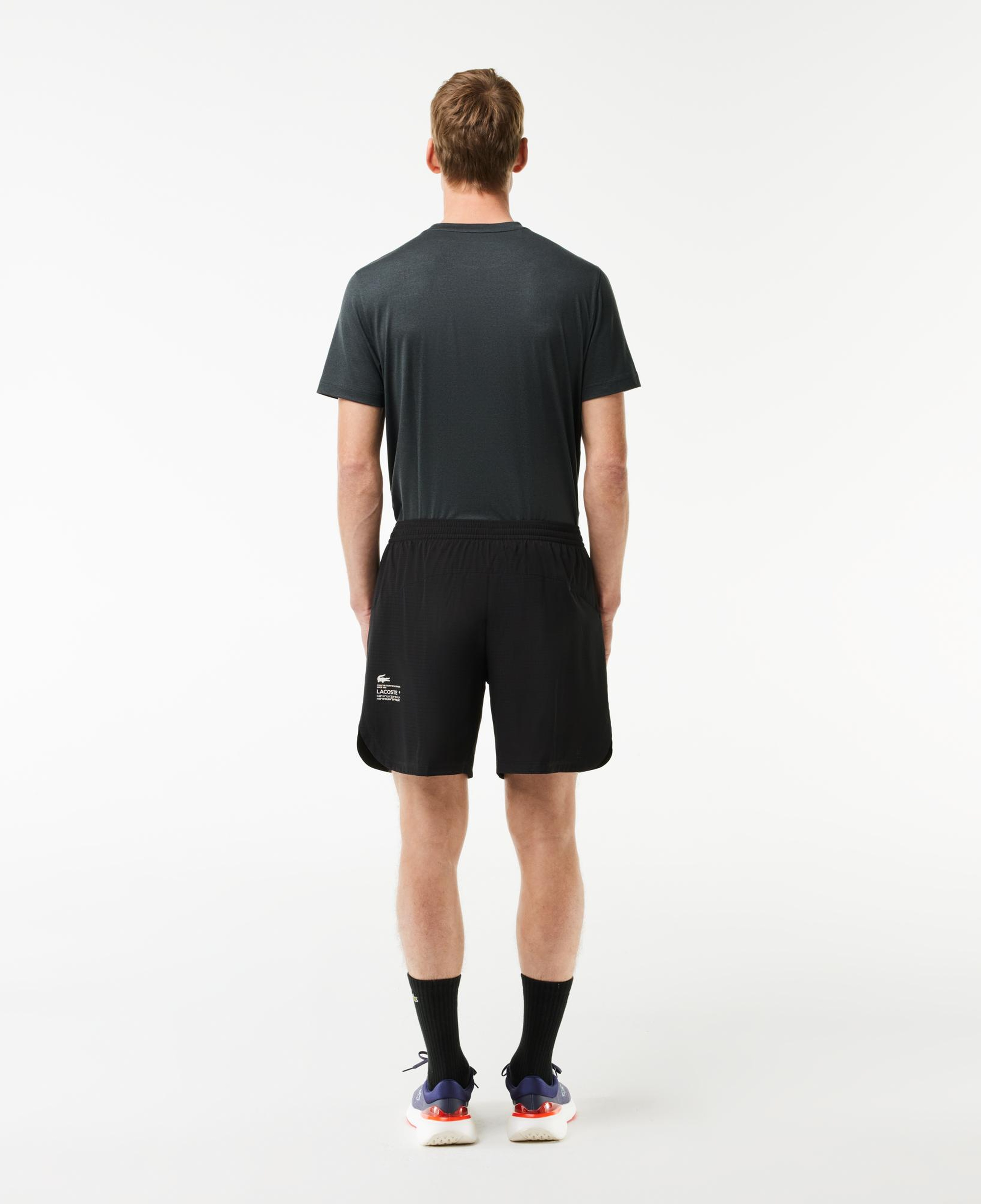 Erkek Relaxed Fit Siyah Şort