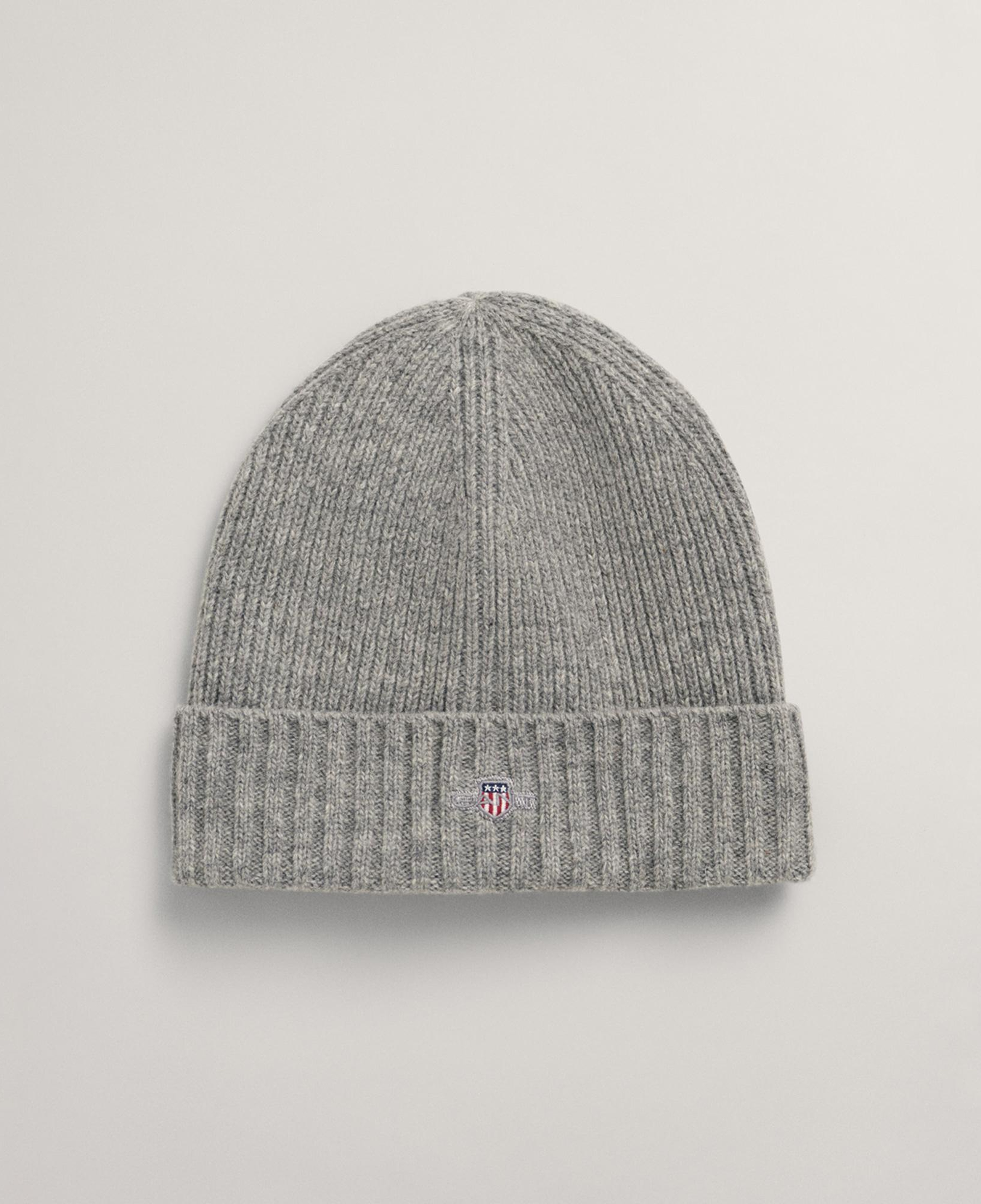GANT Unisex Gri Yün Bere