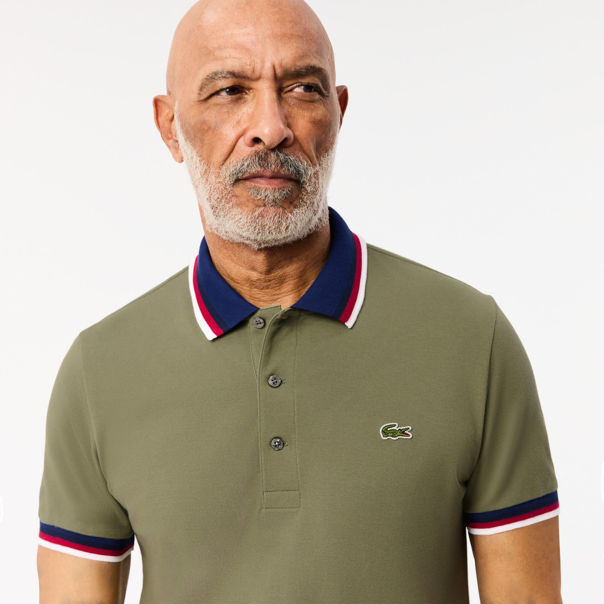 Erkek Regular Fit Haki Polo