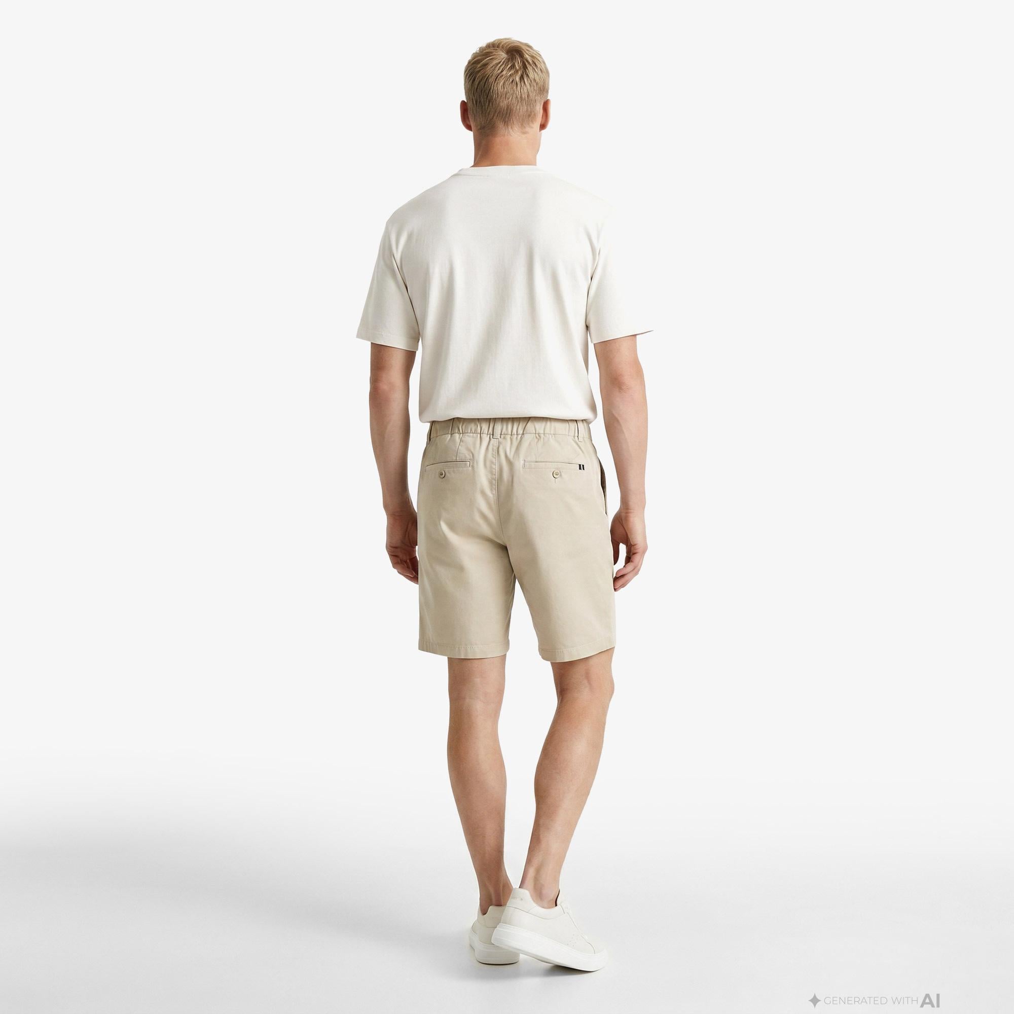 Nautica Erkek Bej Regular Fit Şort
