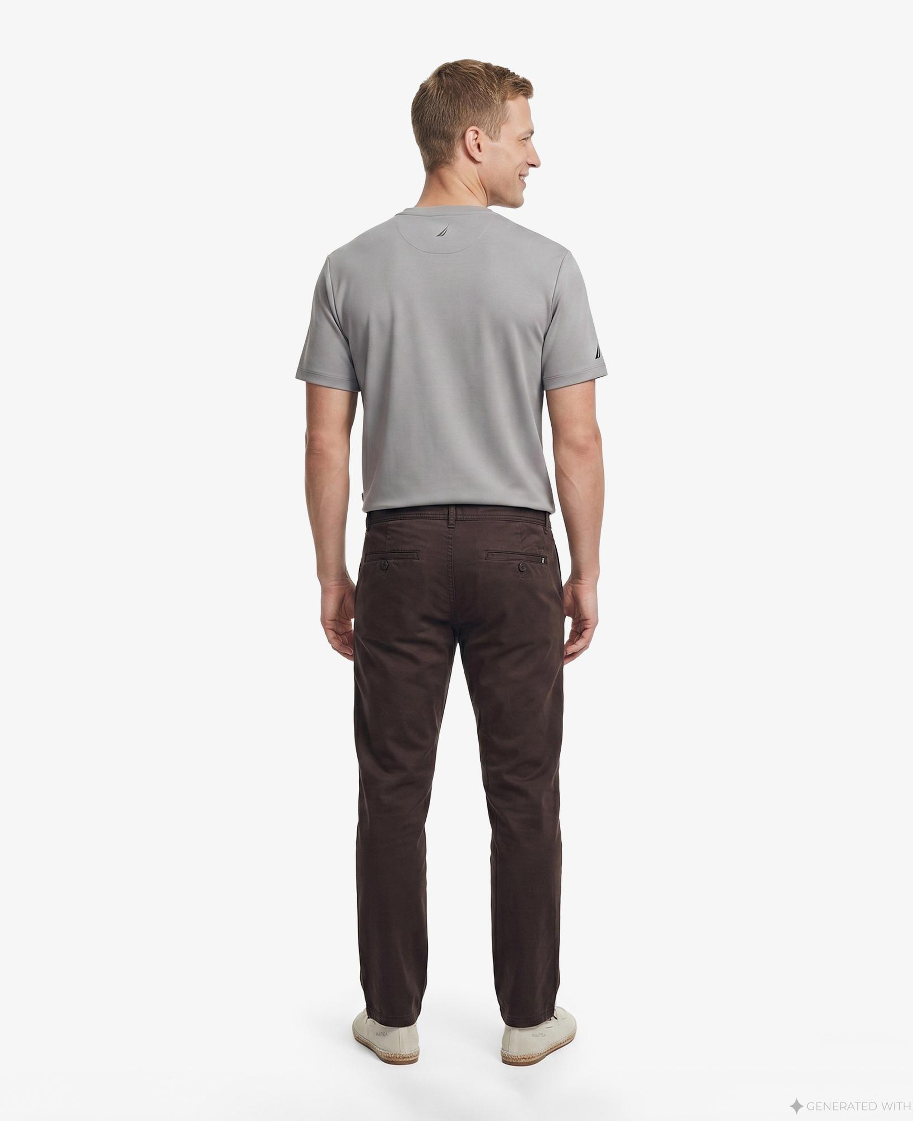 Nautica Erkek Kahverengi Slim Fit Pantolon