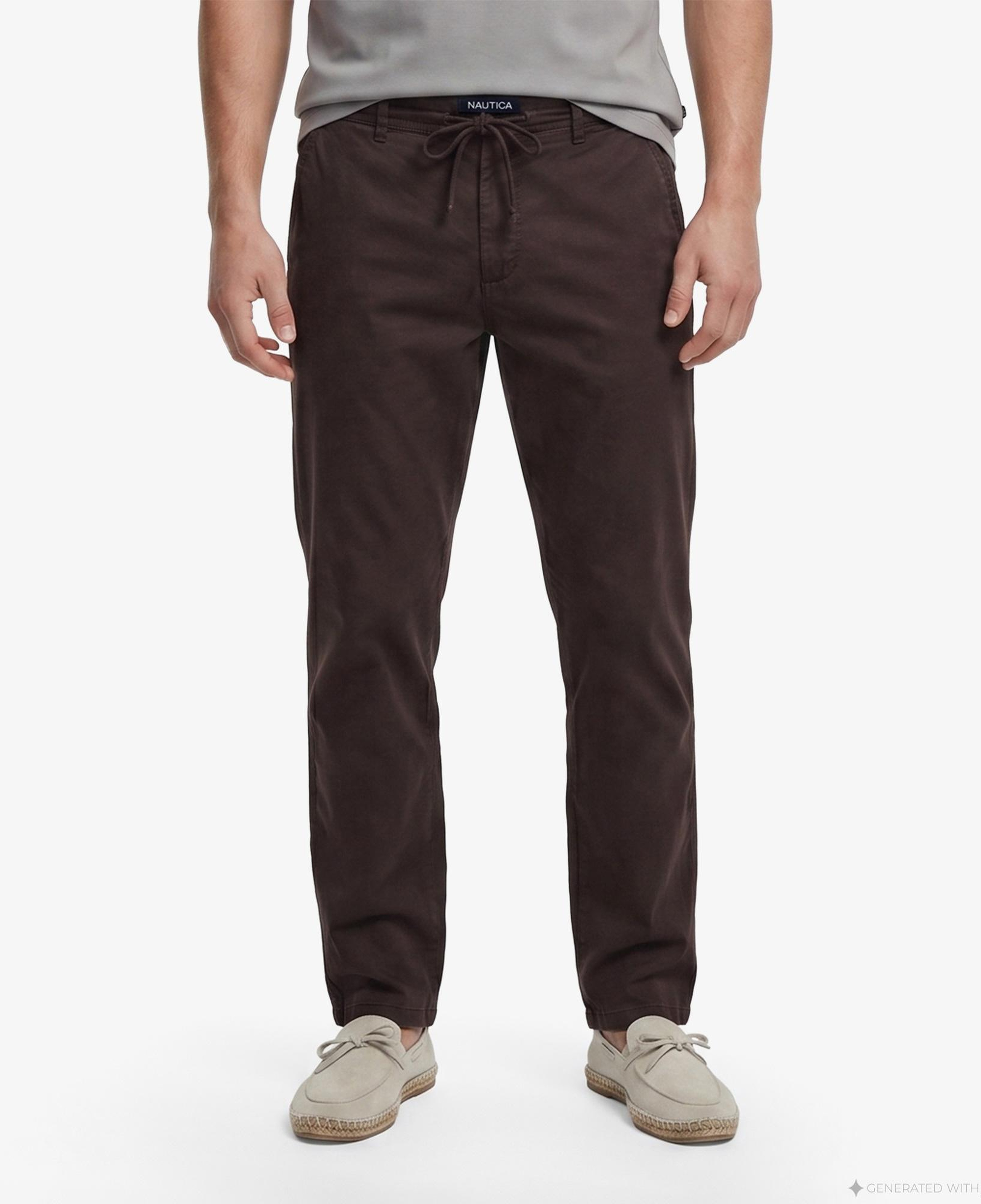 Nautica Erkek Kahverengi Slim Fit Pantolon