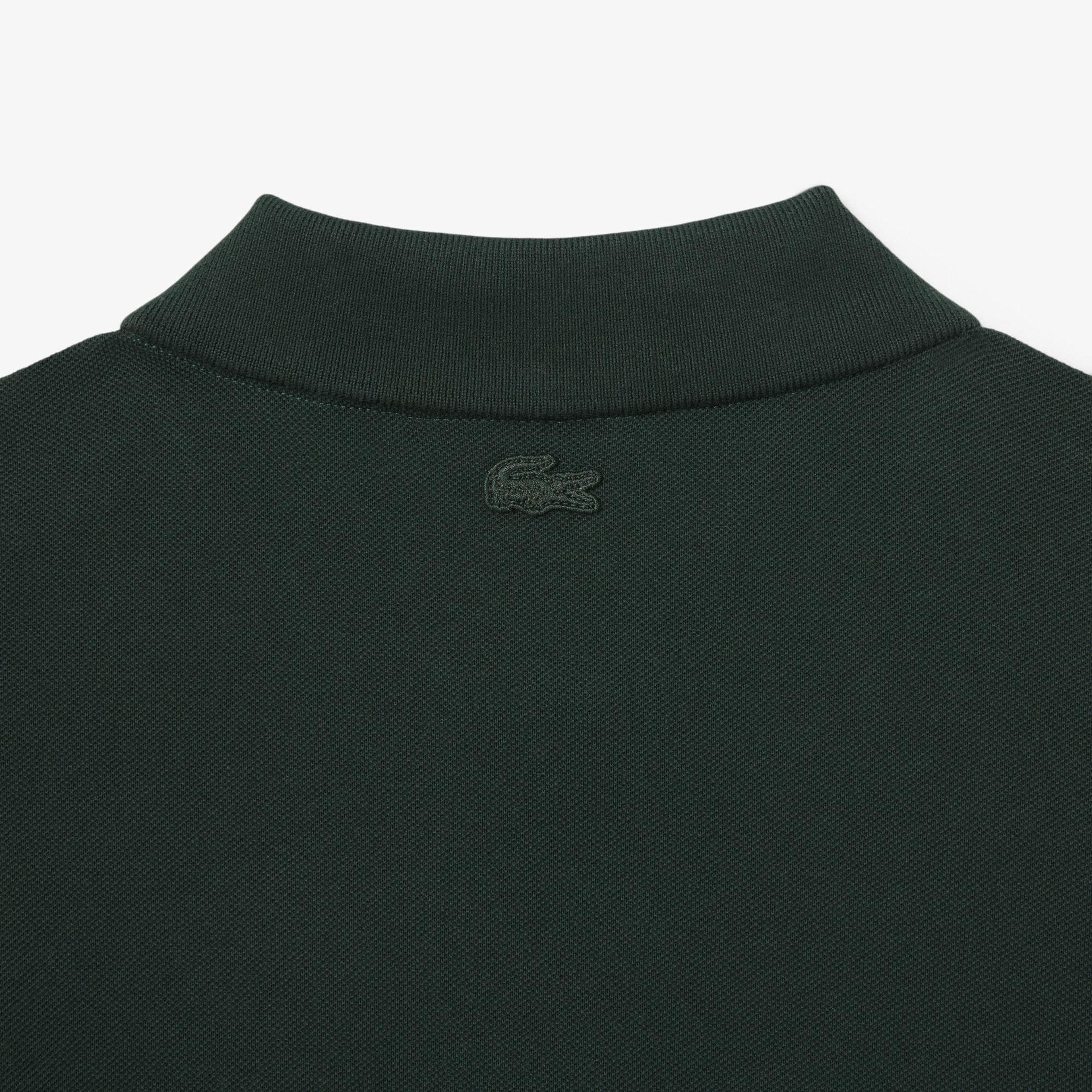 Kadın Slim Fit Koyu Yeşil Polo