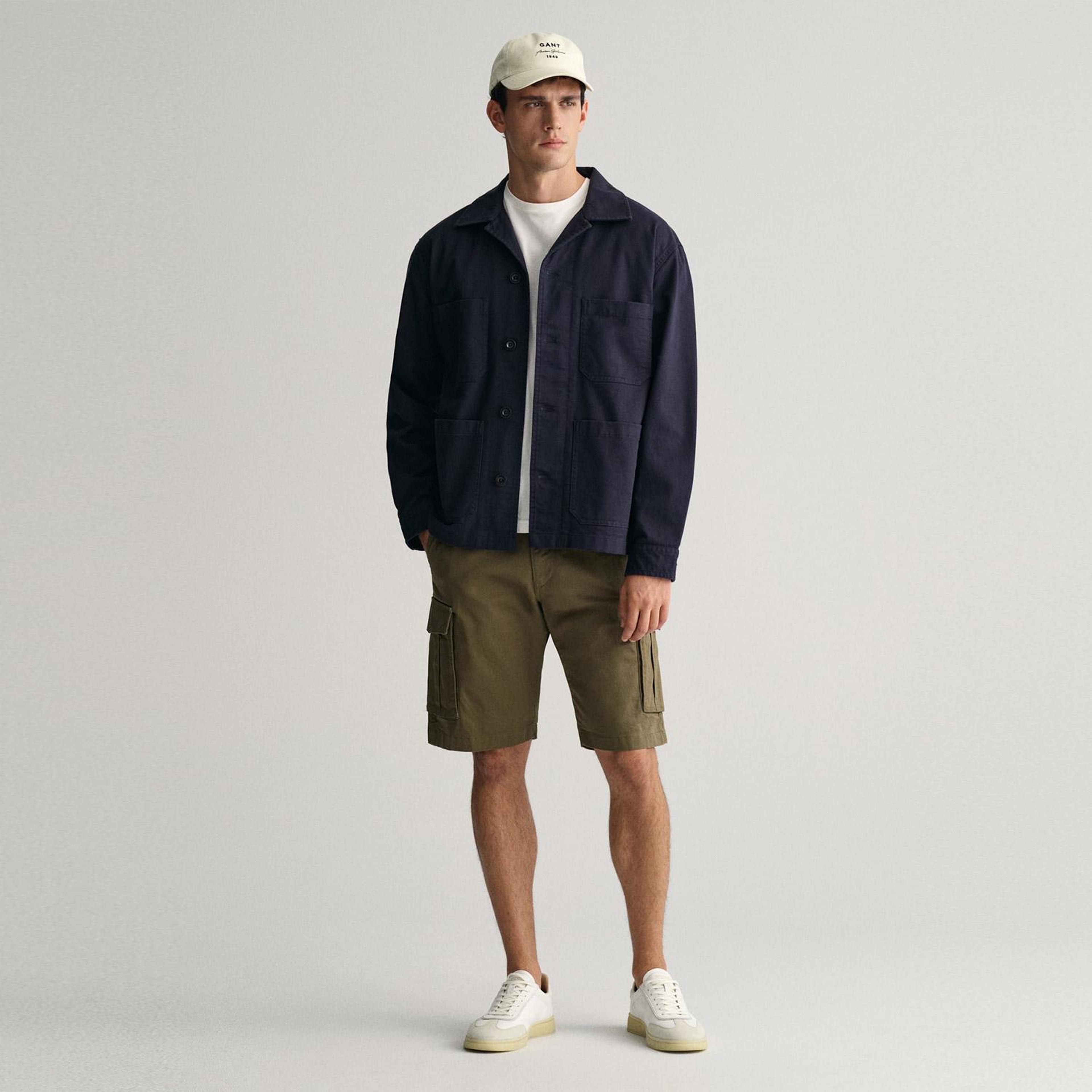 GANT Erkek Yeşil Relaxed Fit Şort