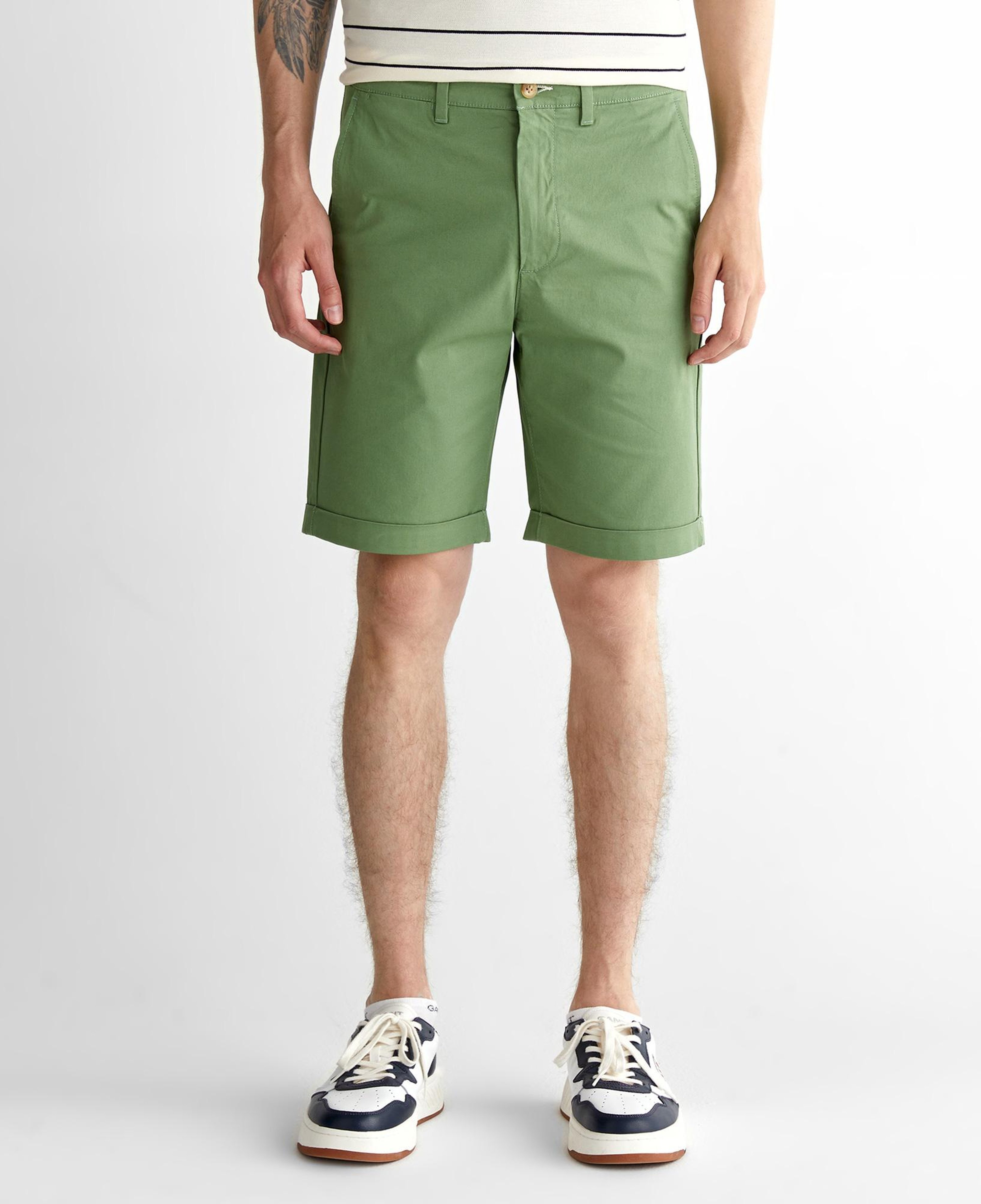 GANT Erkek Yeşil Slim Fit Şort
