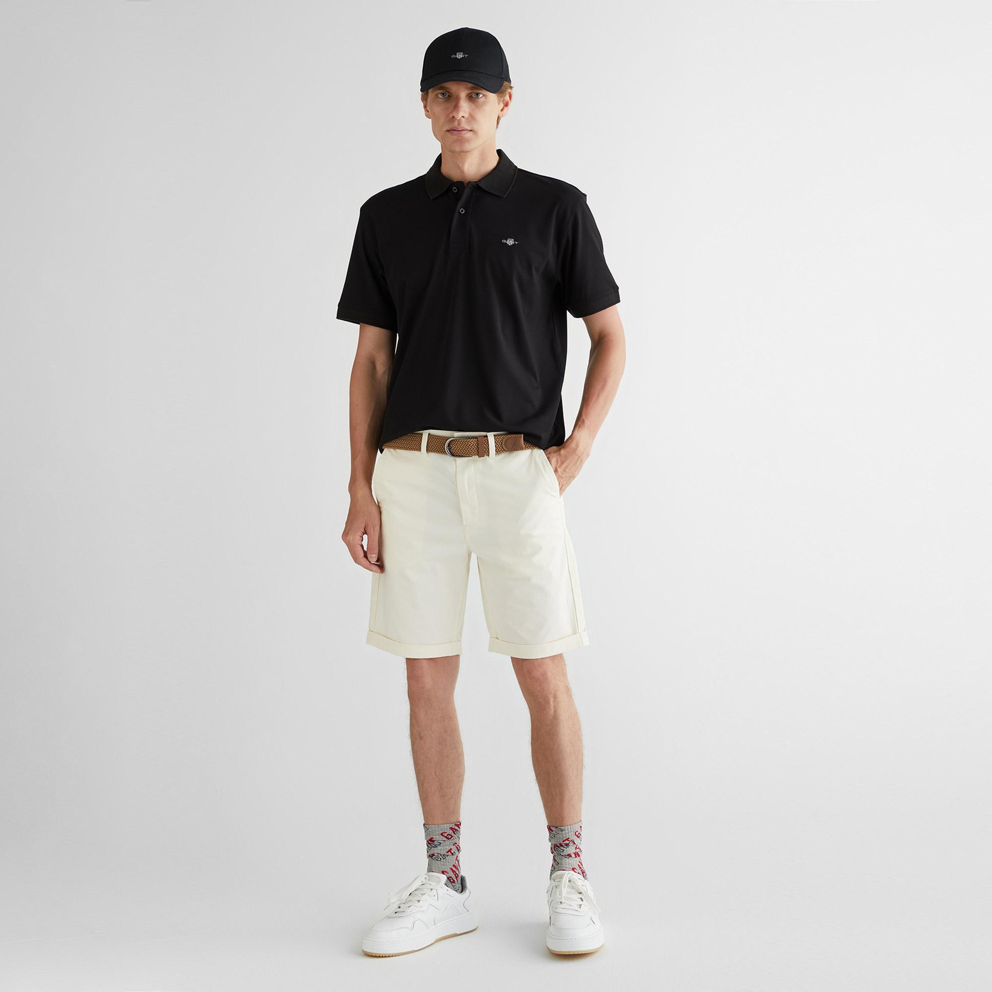 GANT Erkek Krem Slim Fit Şort