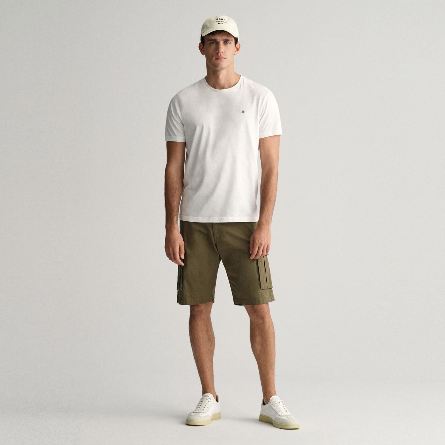 GANT Erkek Yeşil Relaxed Fit Şort