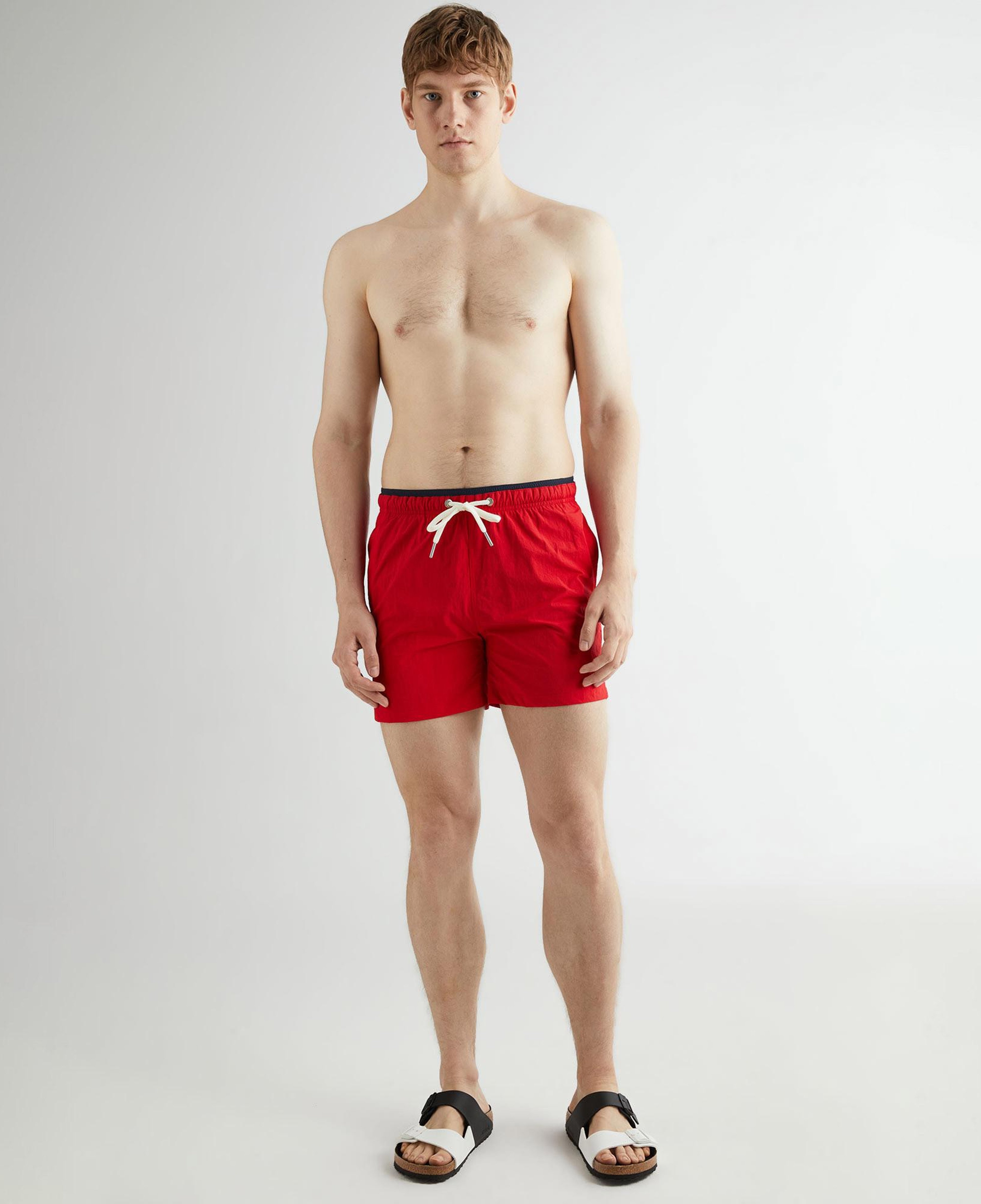 GANT Erkek Kırmızı Regular Fit Deniz Şortu