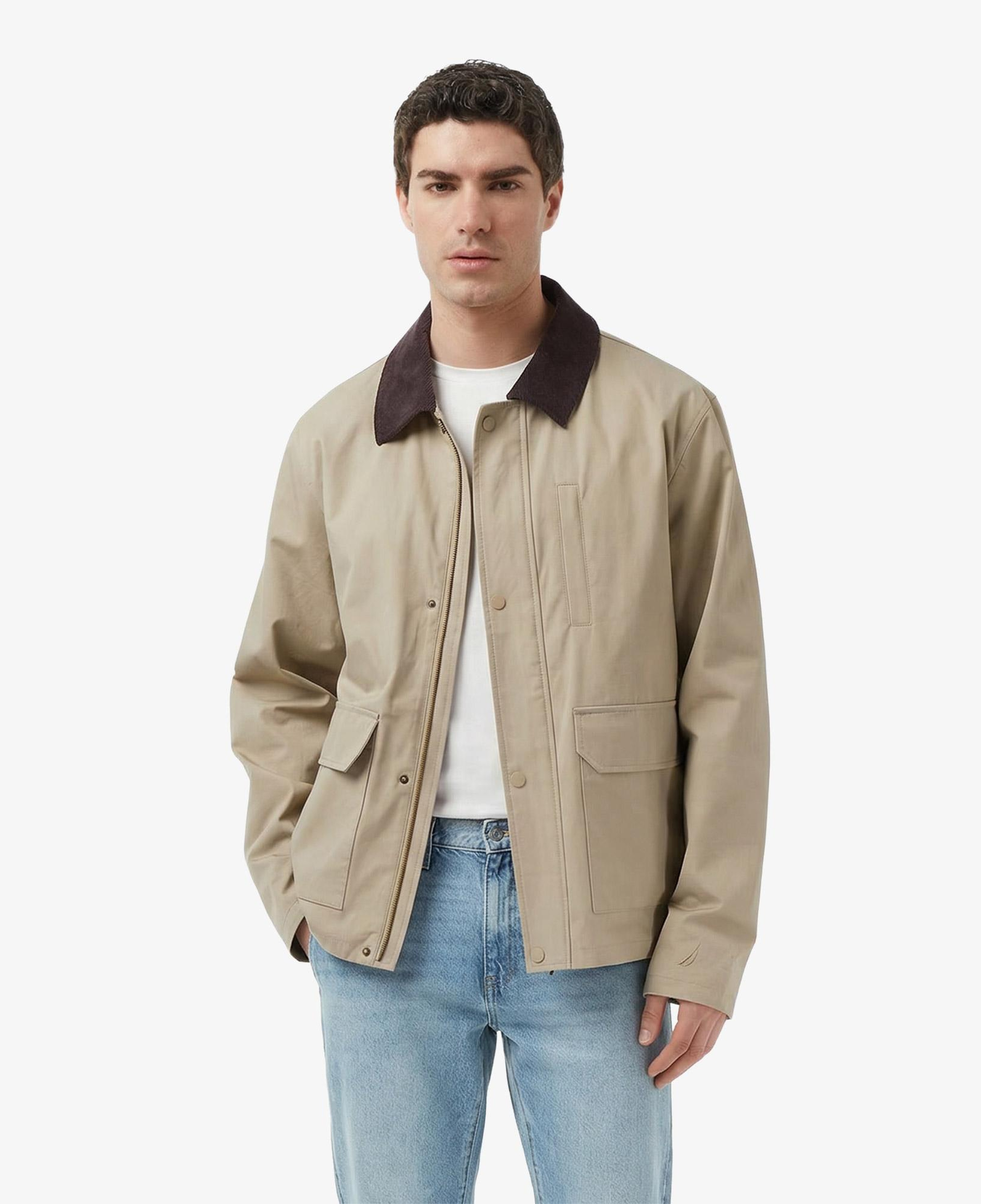 Nautica Erkek Bej Regular Fit Ceket