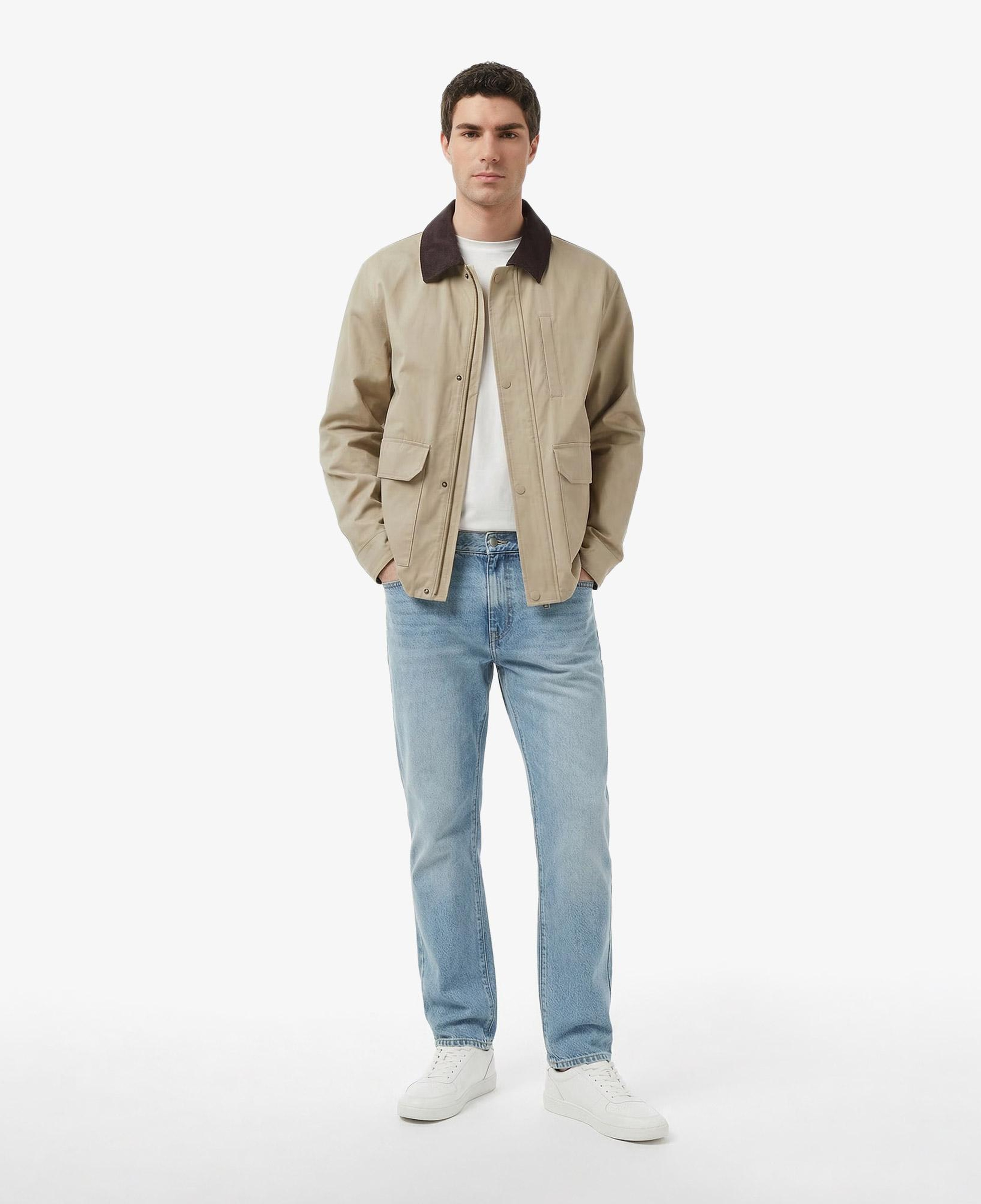 Nautica Erkek Bej Regular Fit Ceket
