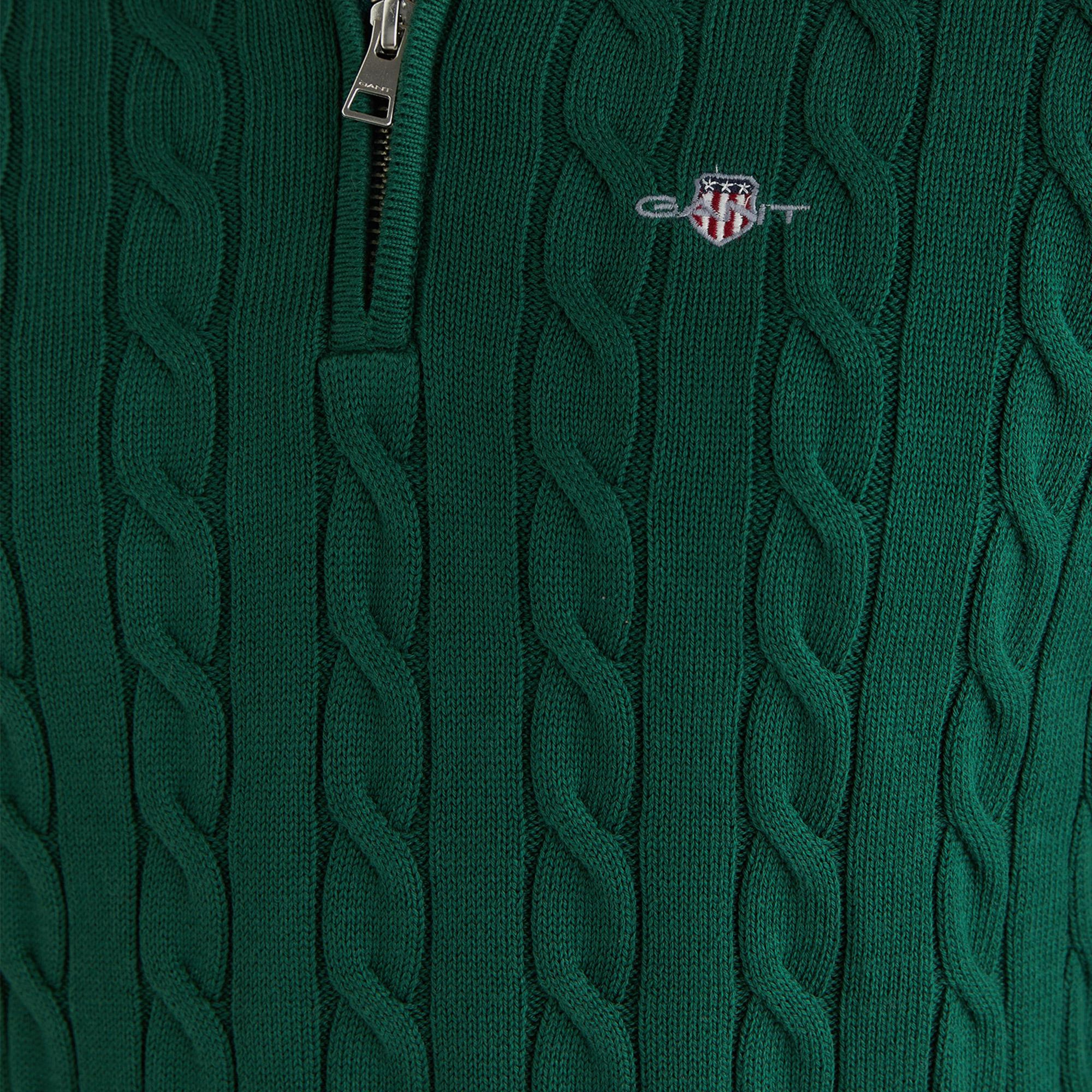 GANT Erkek Yeşil Regular Fit Kazak