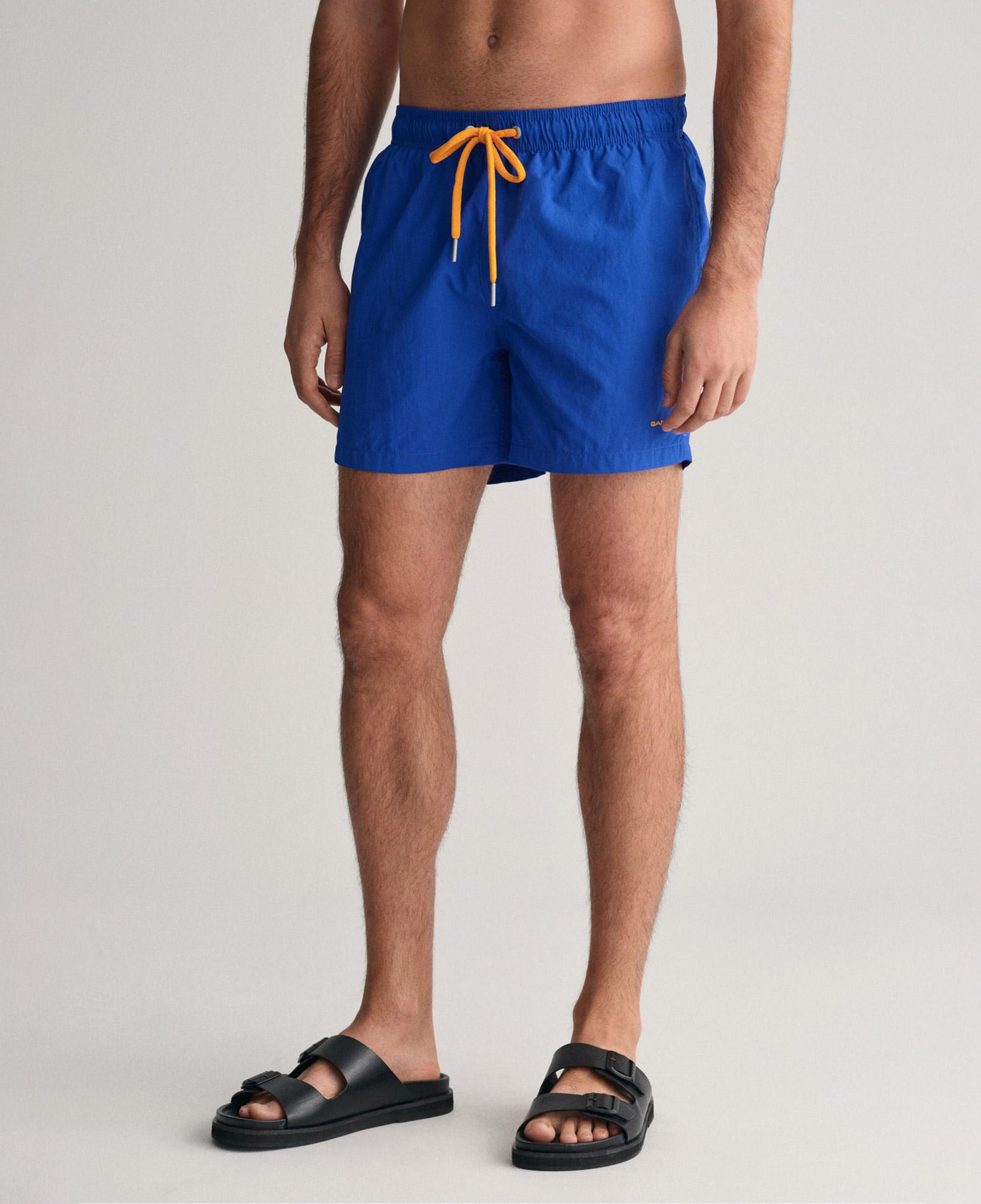 GANT Erkek Mavi Regular Fit Deniz Şortu