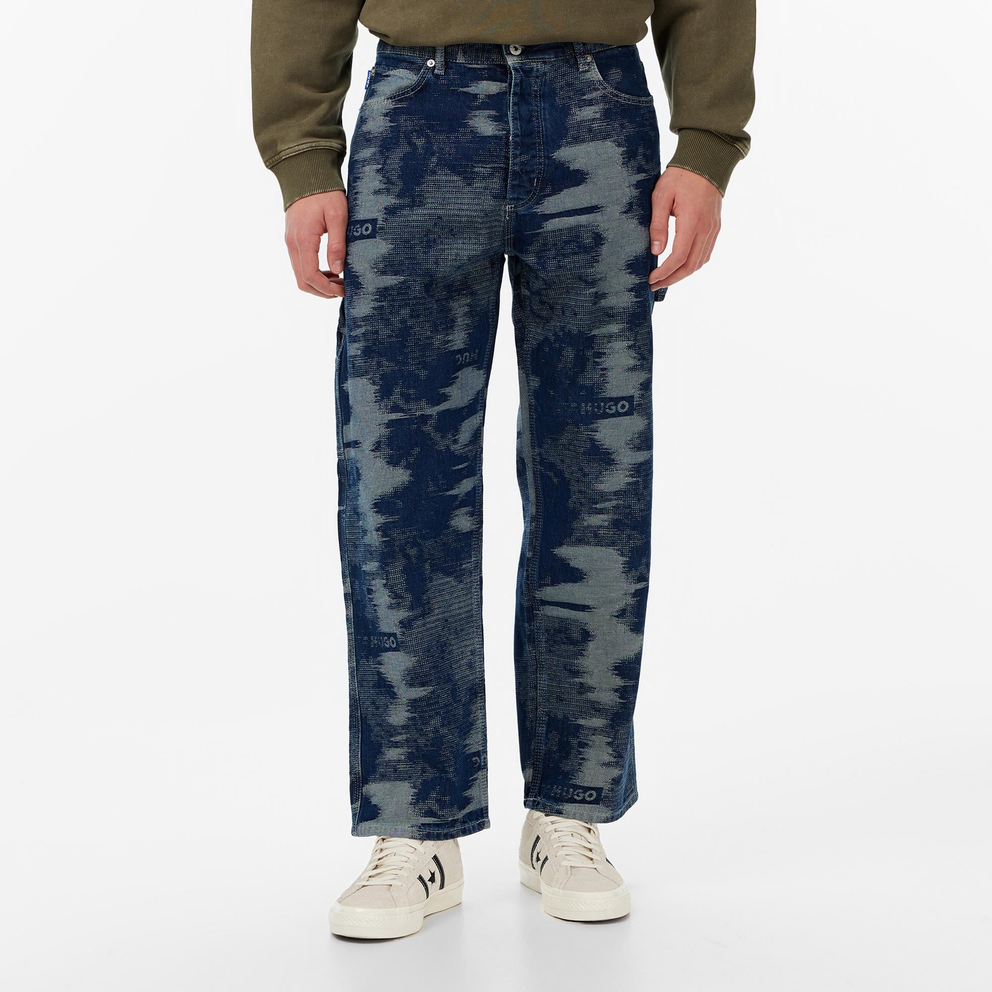 Hugo Carpenter Slim Fit Erkek Mavi Pantolon