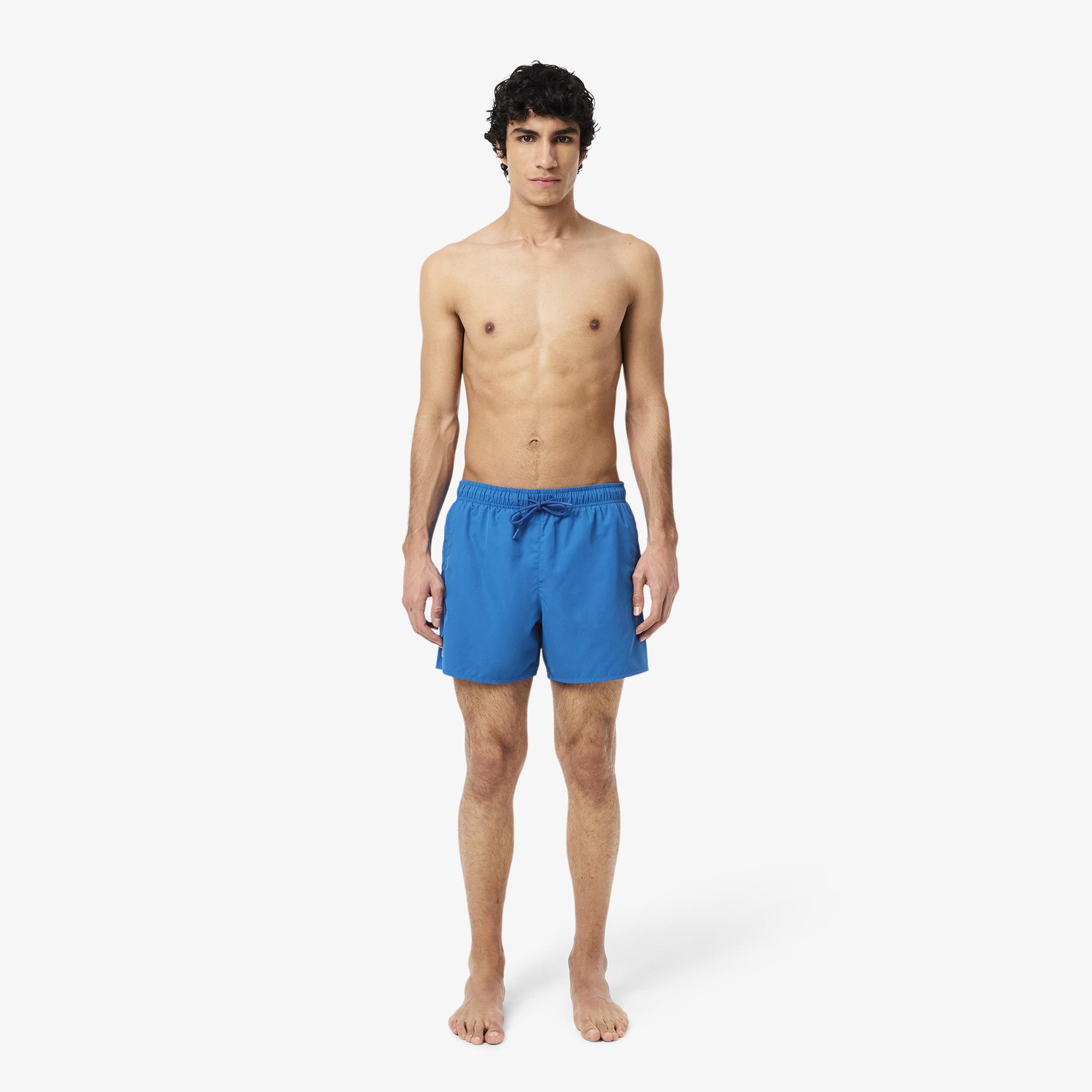 Lacoste Erkek Mavi Deniz Şortu