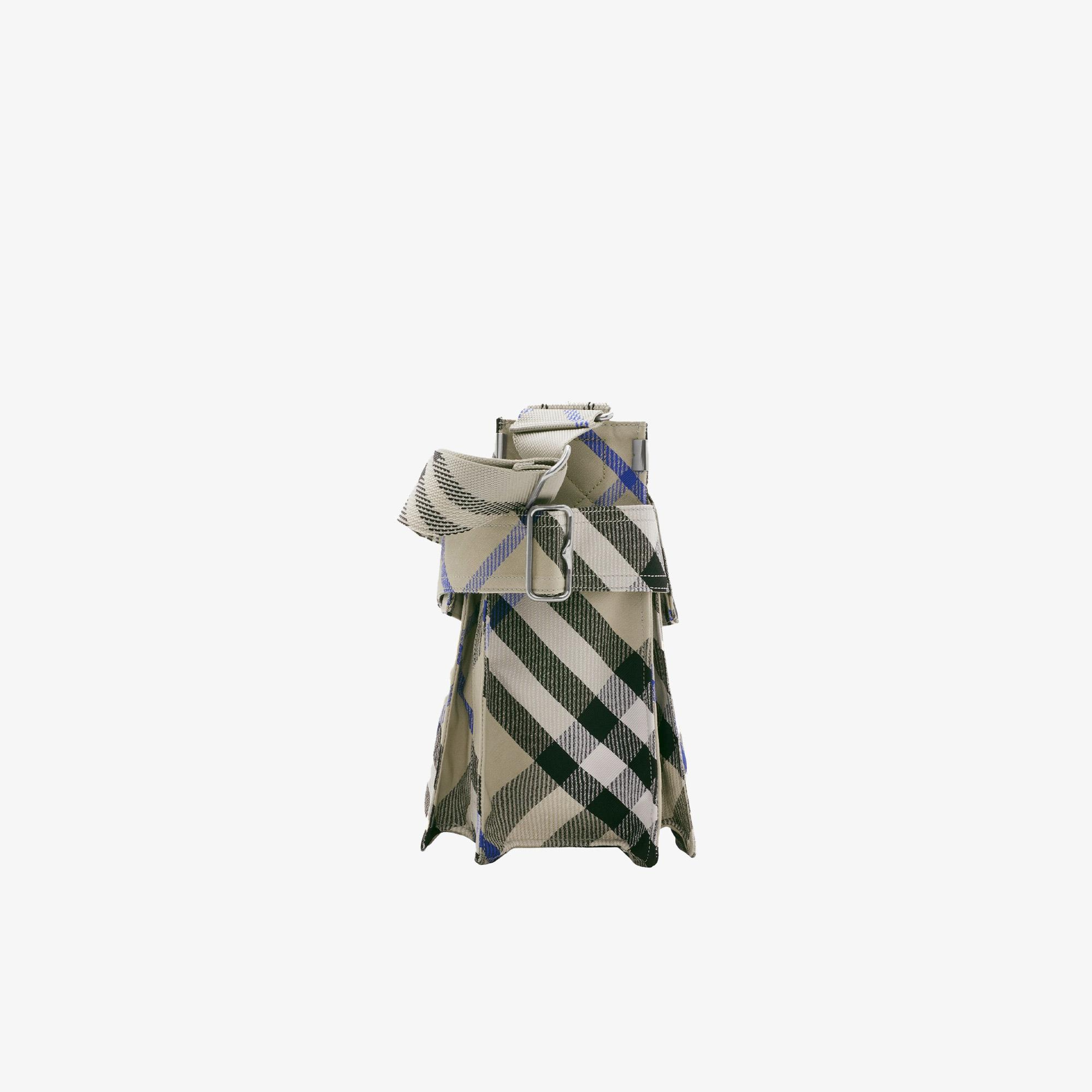 Burberry Small Trench Tote Erkek Krem Rengi Omuz Çantası