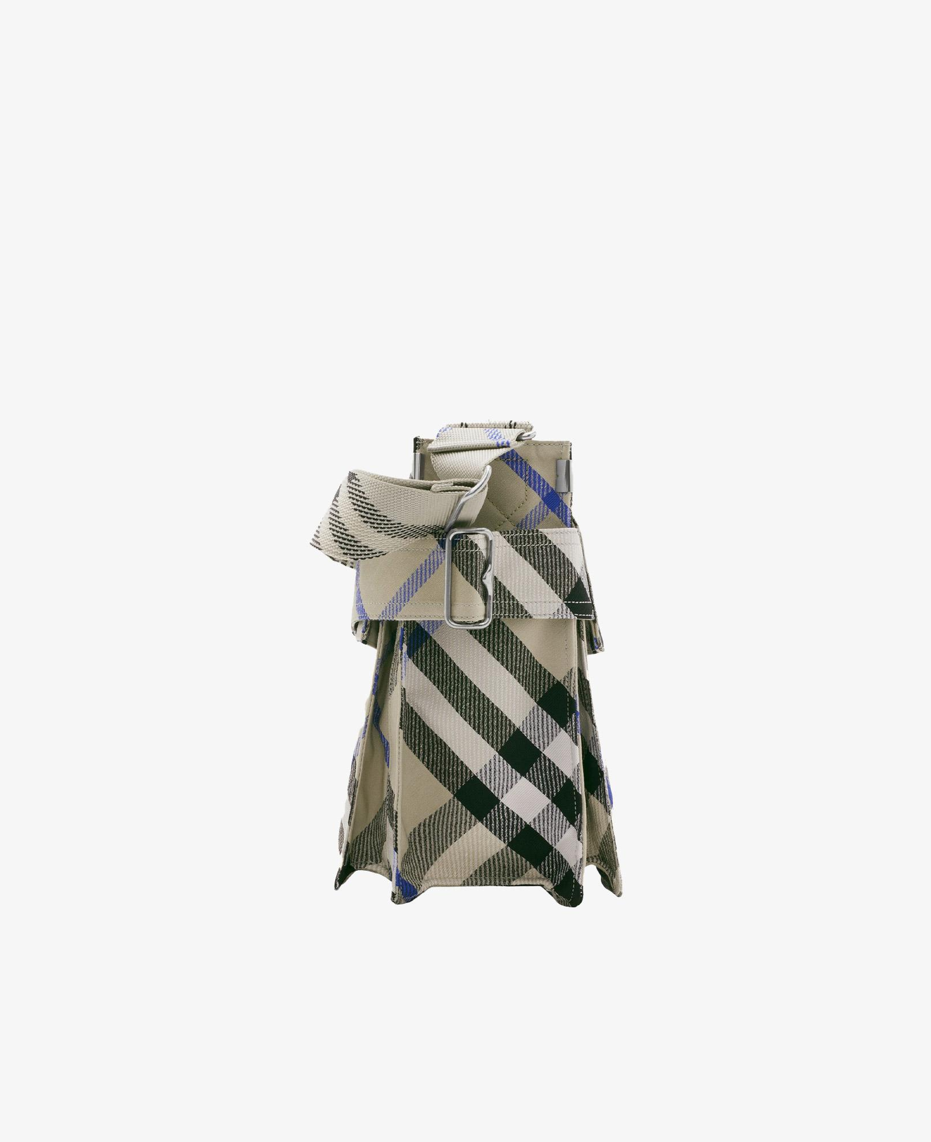 Burberry Small Trench Tote Erkek Krem Rengi Omuz Çantası