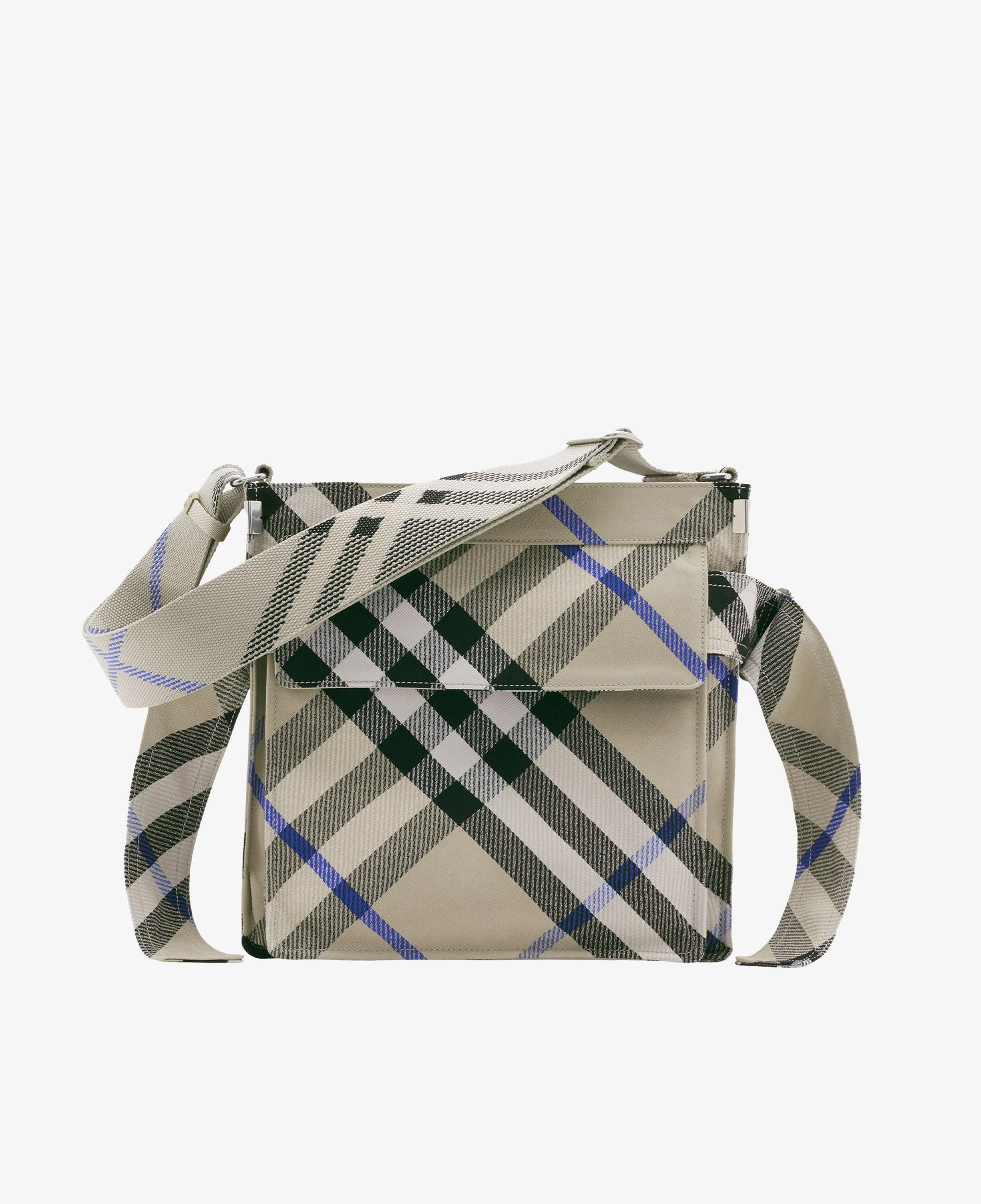 Burberry Small Trench Tote Erkek Krem Rengi Omuz Çantası