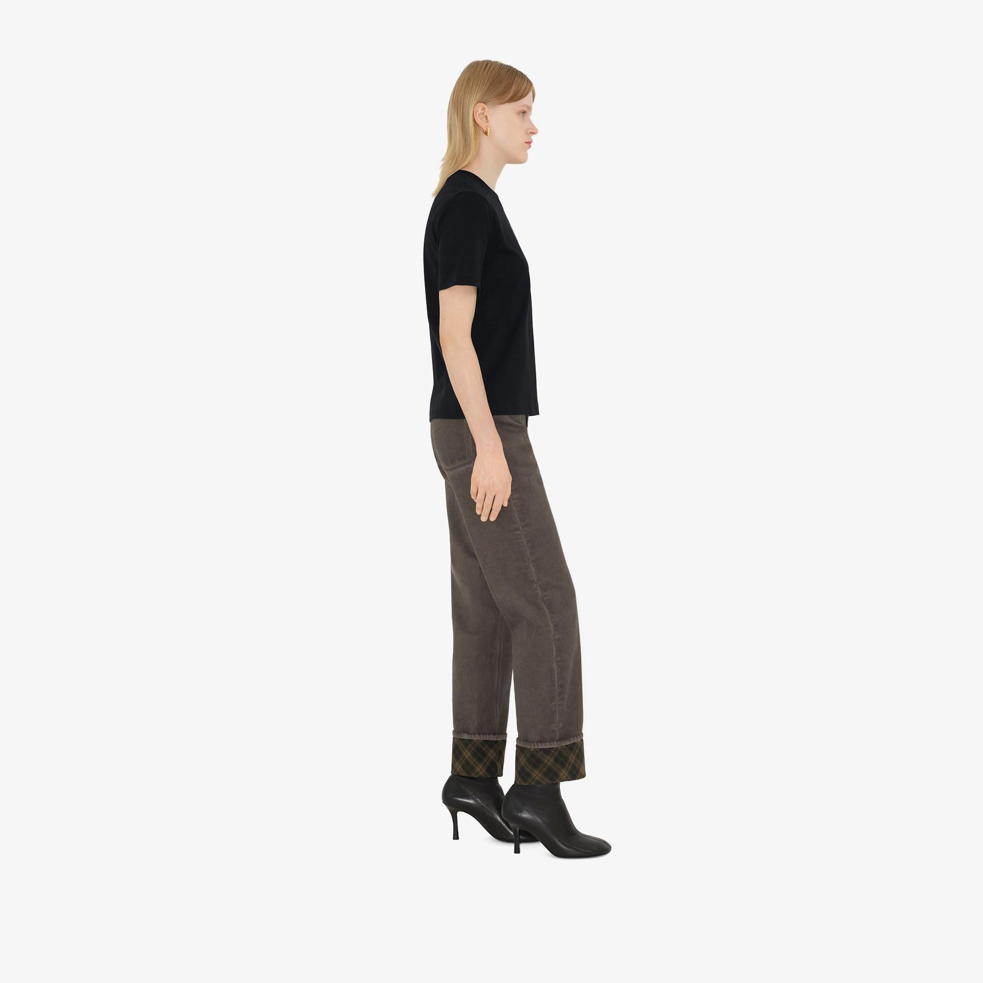 Burberry Kadın Siyah T-Shirt