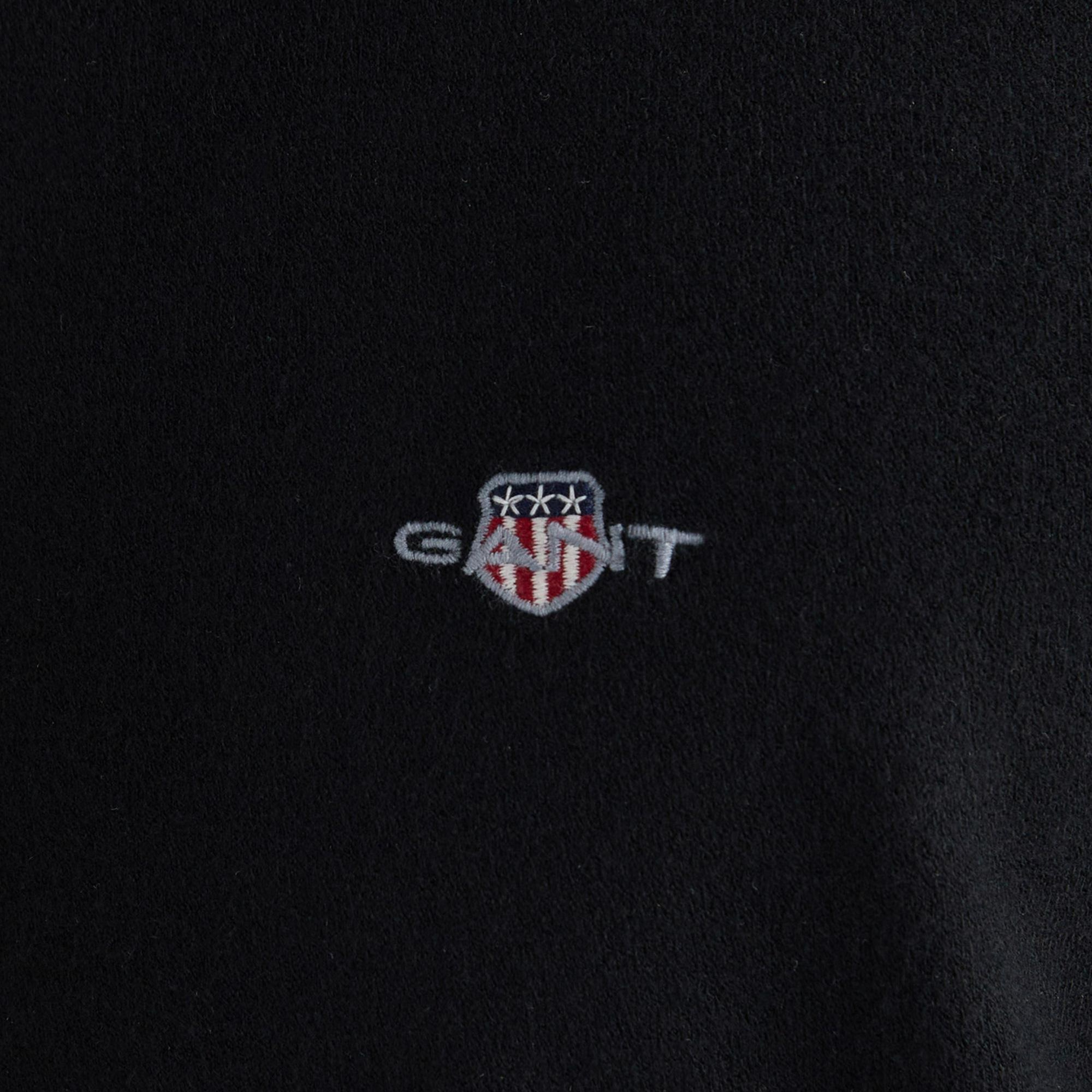 GANT Erkek Siyah Regular Fit Uzun Kollu Triko