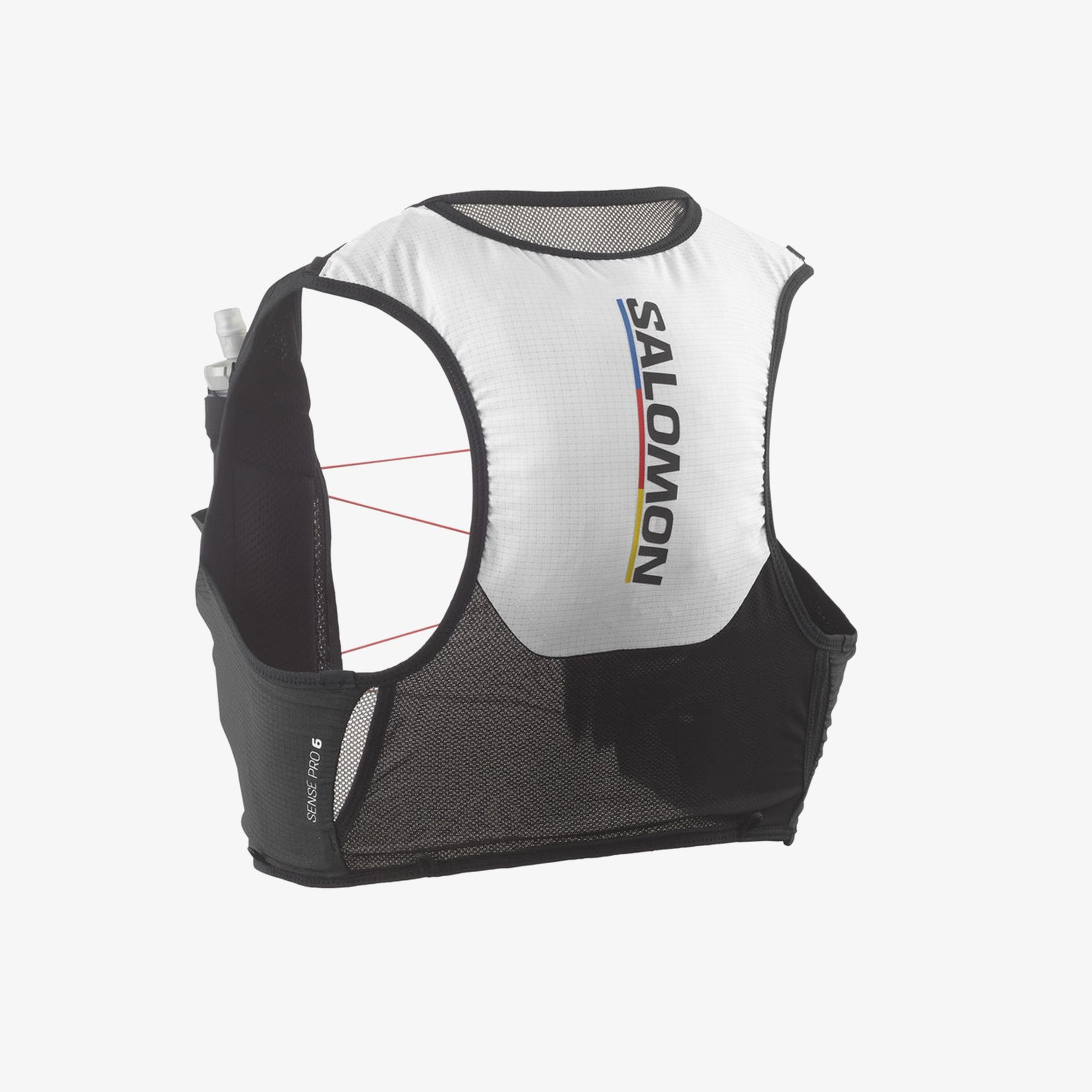 Salomon Sense Pro 6 Race Flag Set Unisex Siyah Koşu Yeleği