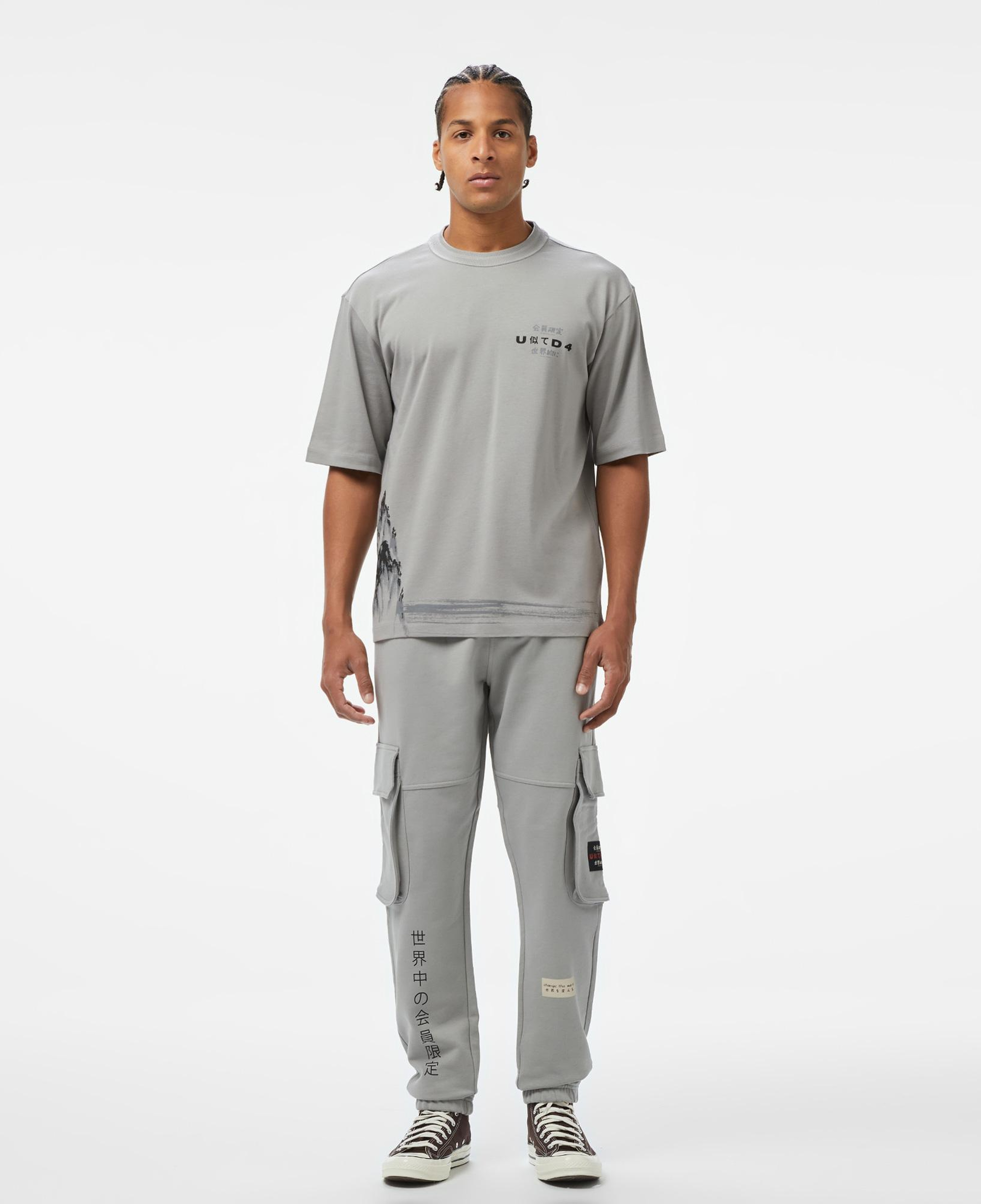 UNITED4 Comfort Erkek Gri T-Shirt