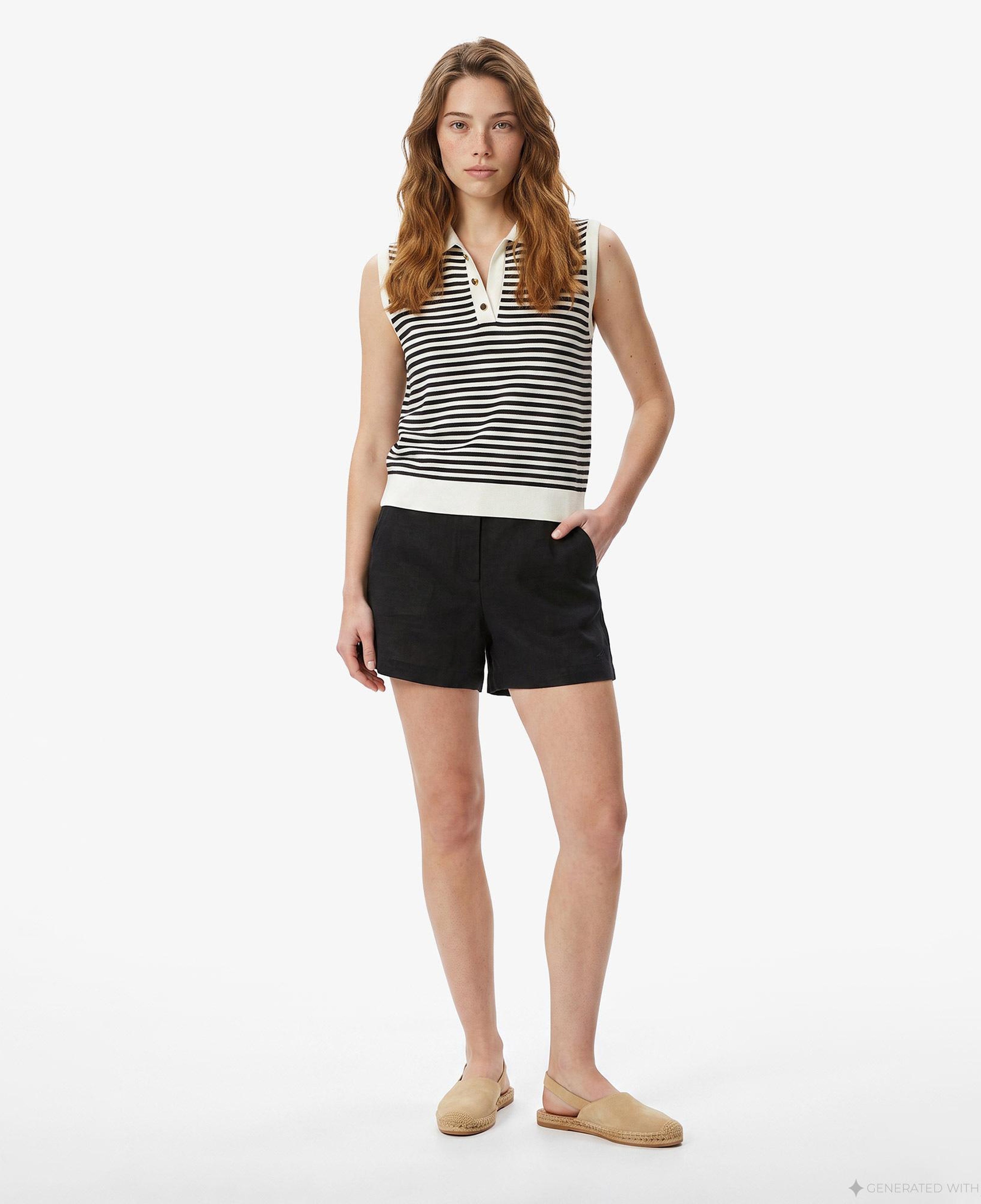 Nautica Kadın Siyah Regular Fit Şort