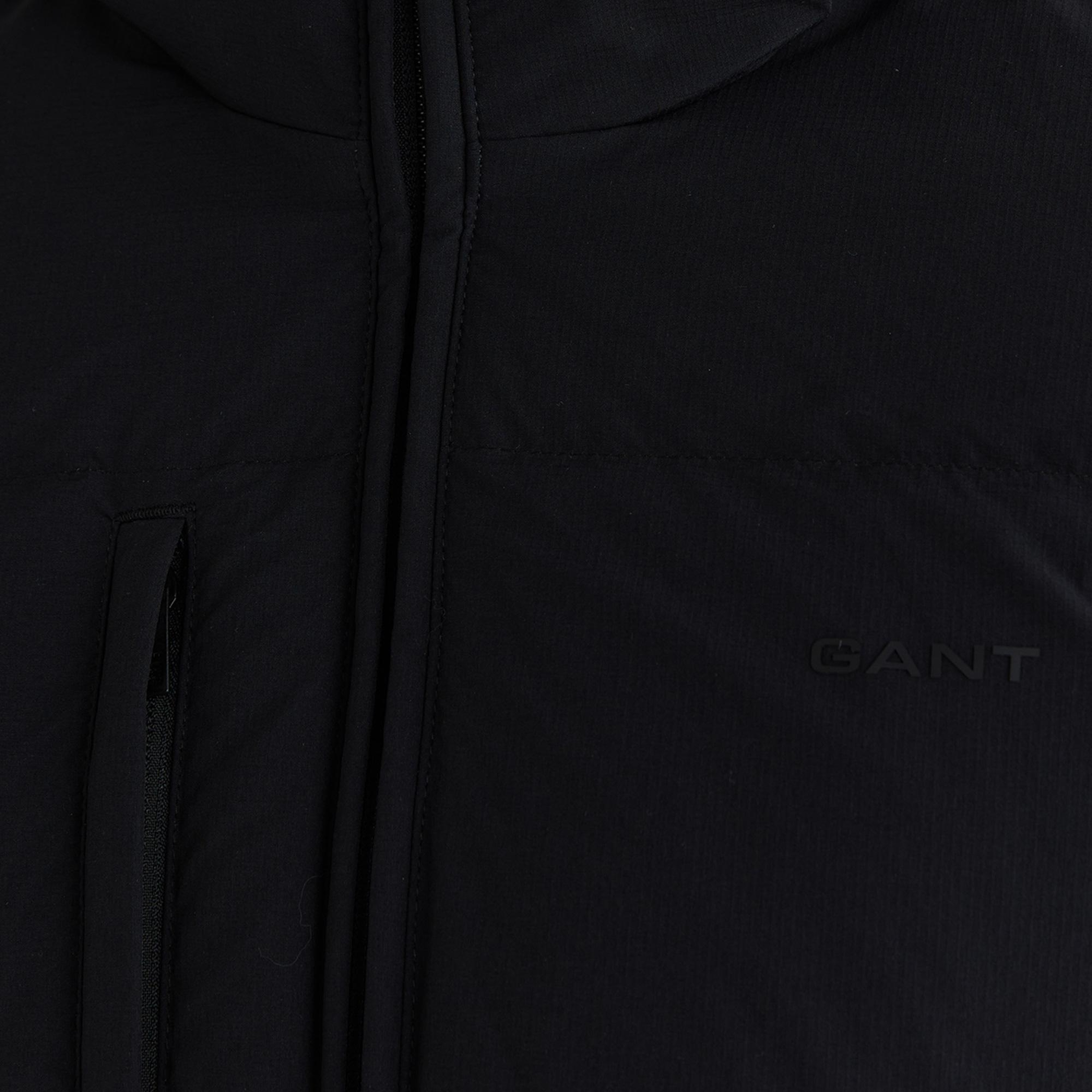 GANT Erkek Siyah Regular Fit Fermuarlı Mont