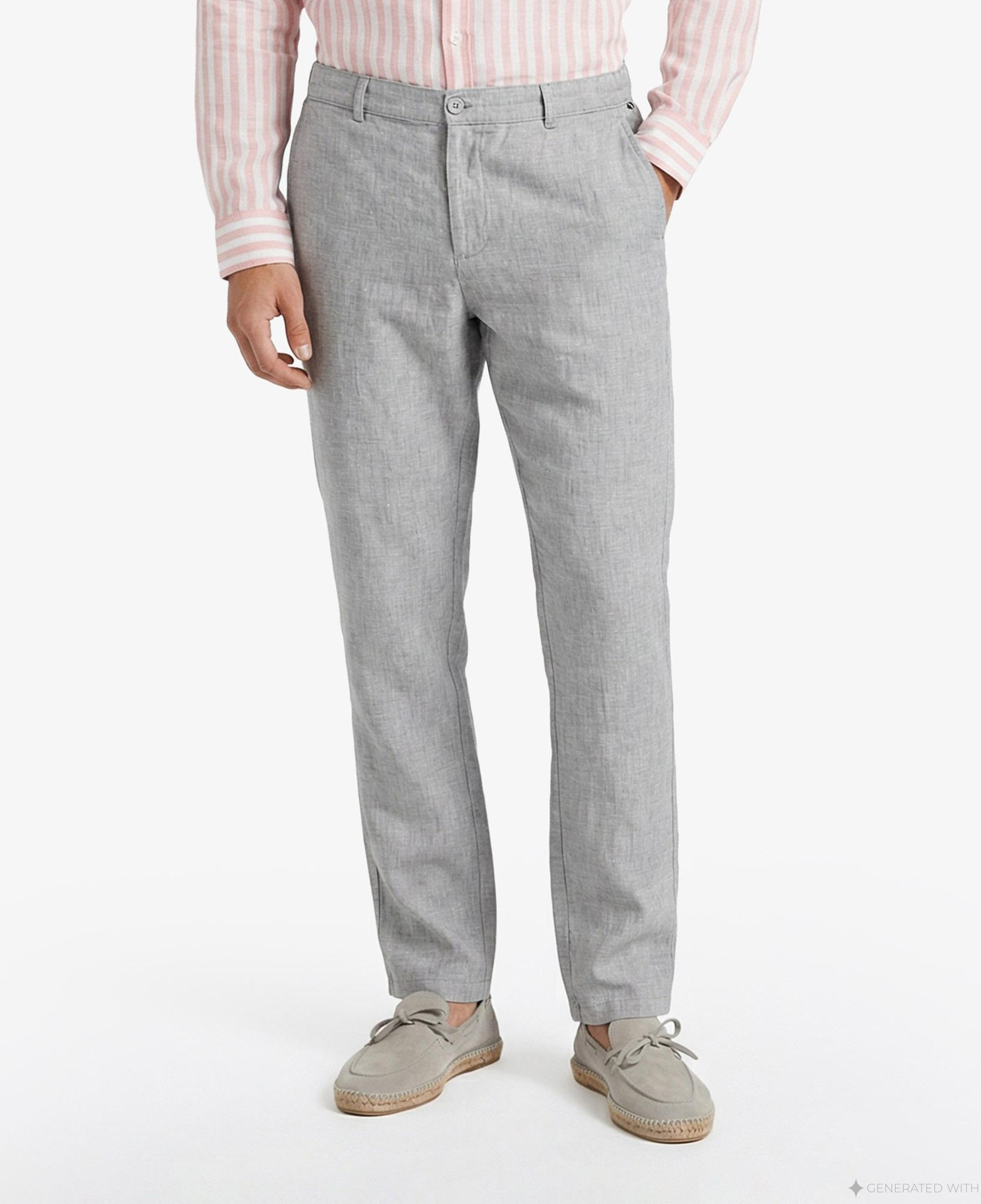 Nautica Erkek Gri Regular Fit Pantolon