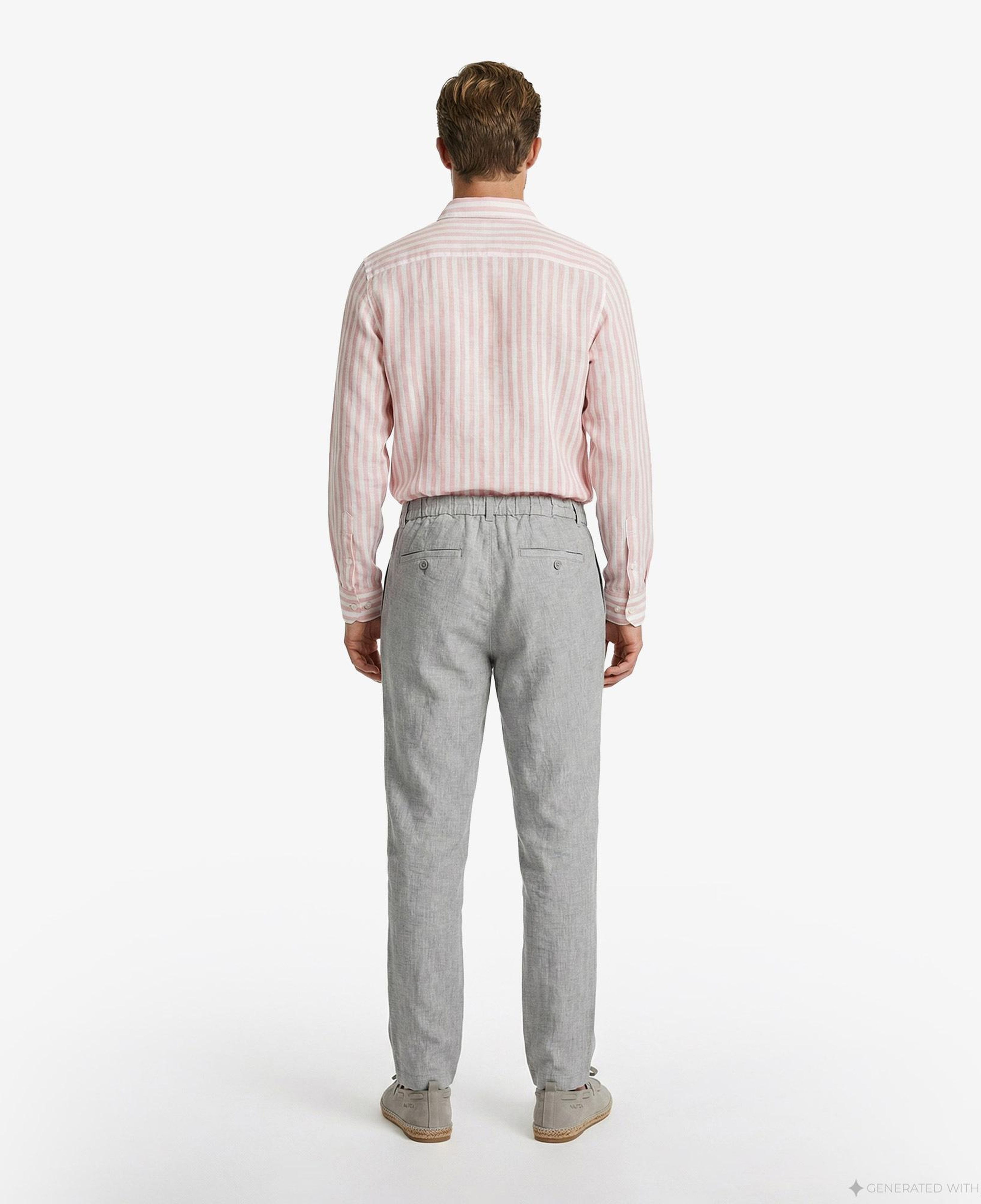 Nautica Erkek Gri Regular Fit Pantolon