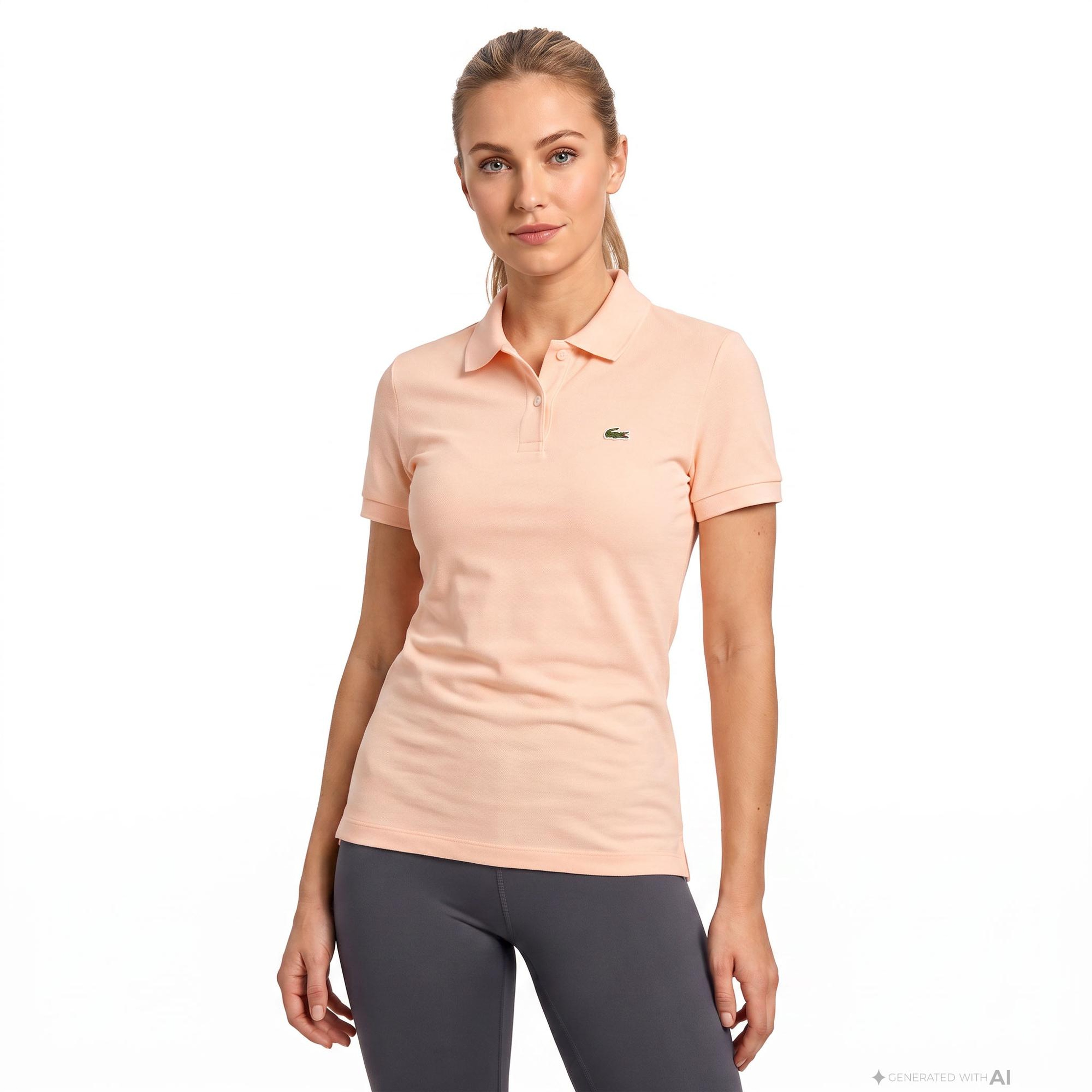 Lacoste Kadın Regular Fit Pembe Polo