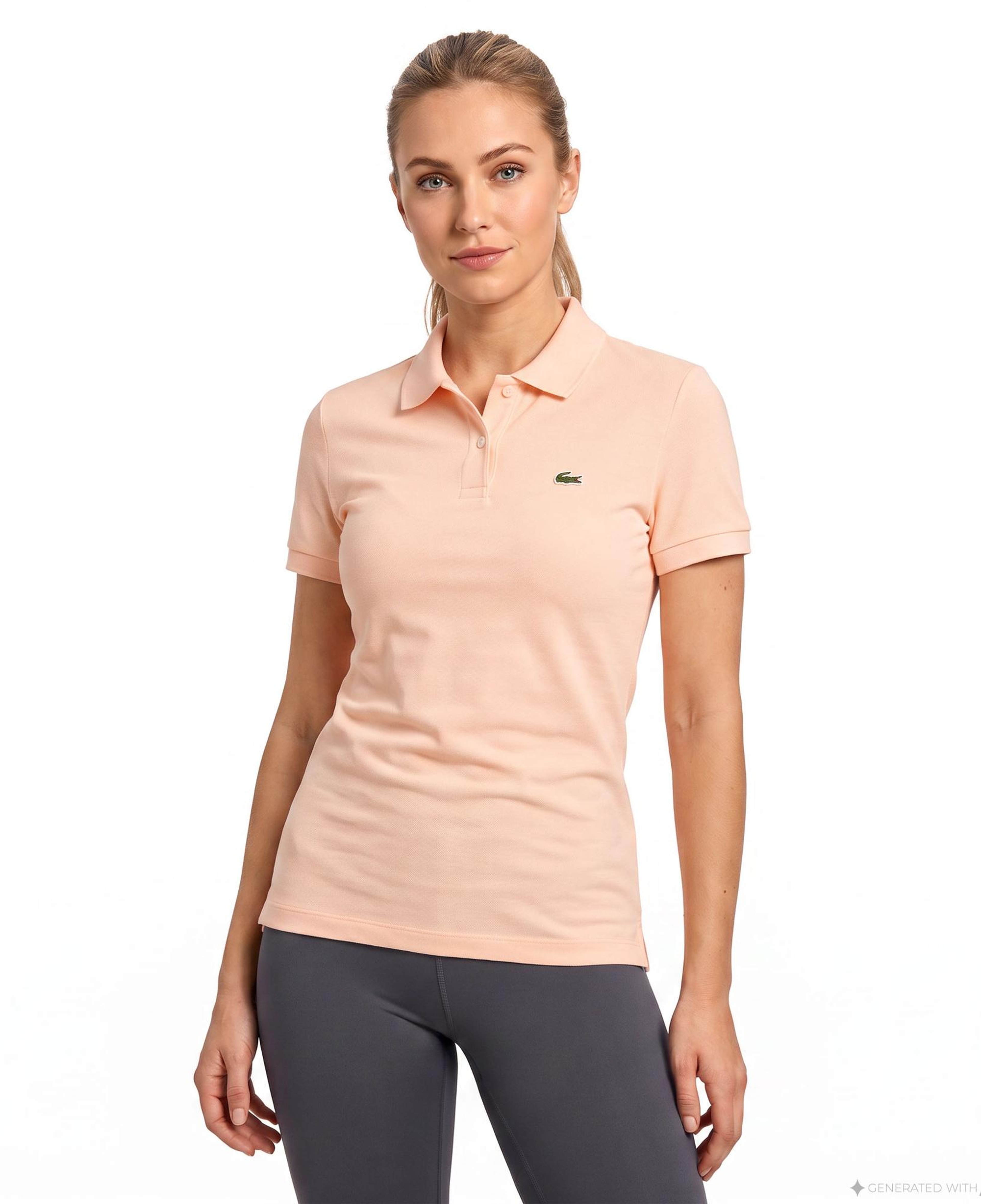 Lacoste Kadın Regular Fit Pembe Polo