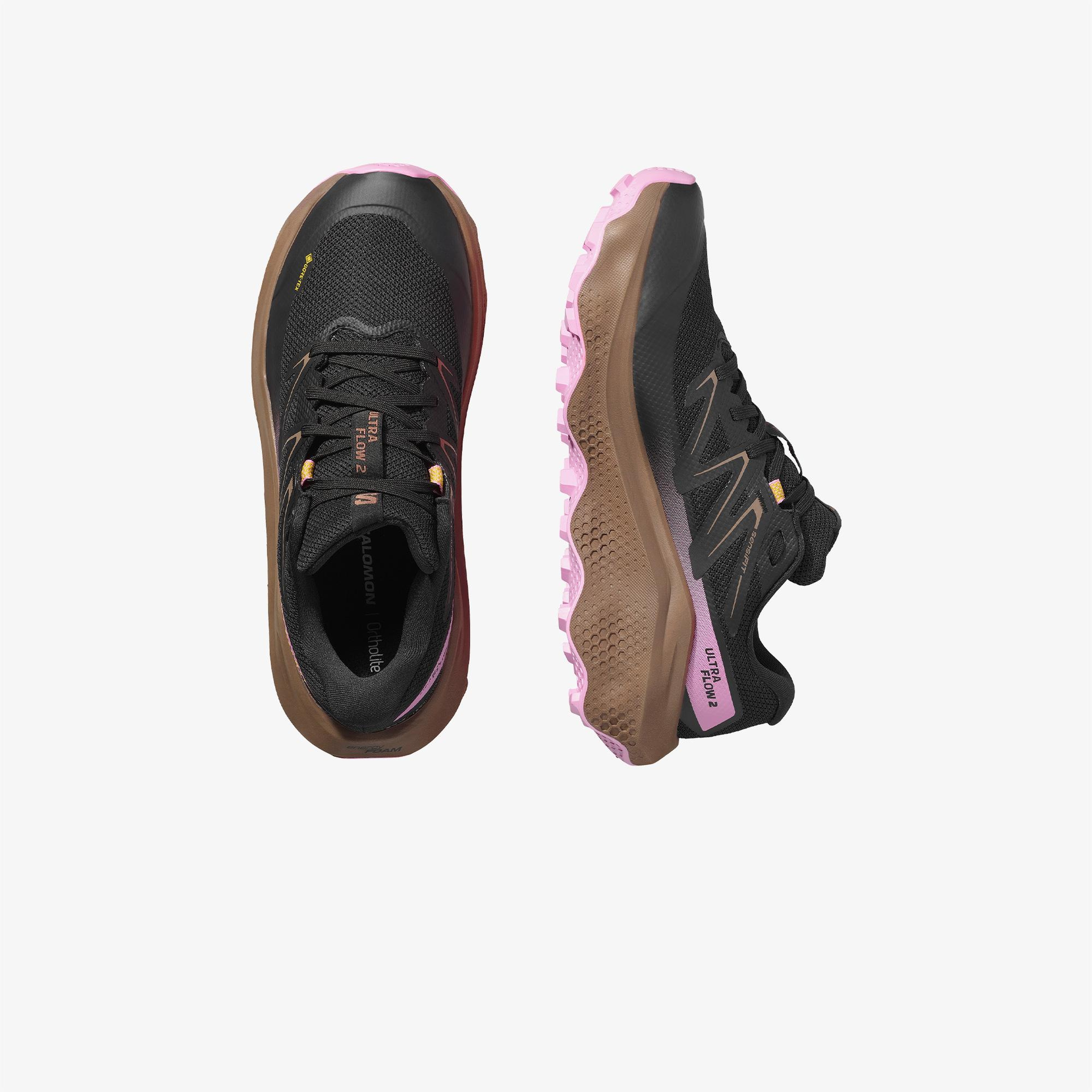Salomon Ultra Flow 2 Gore Tex Kadın Siyah Koşu Ayakkabısı