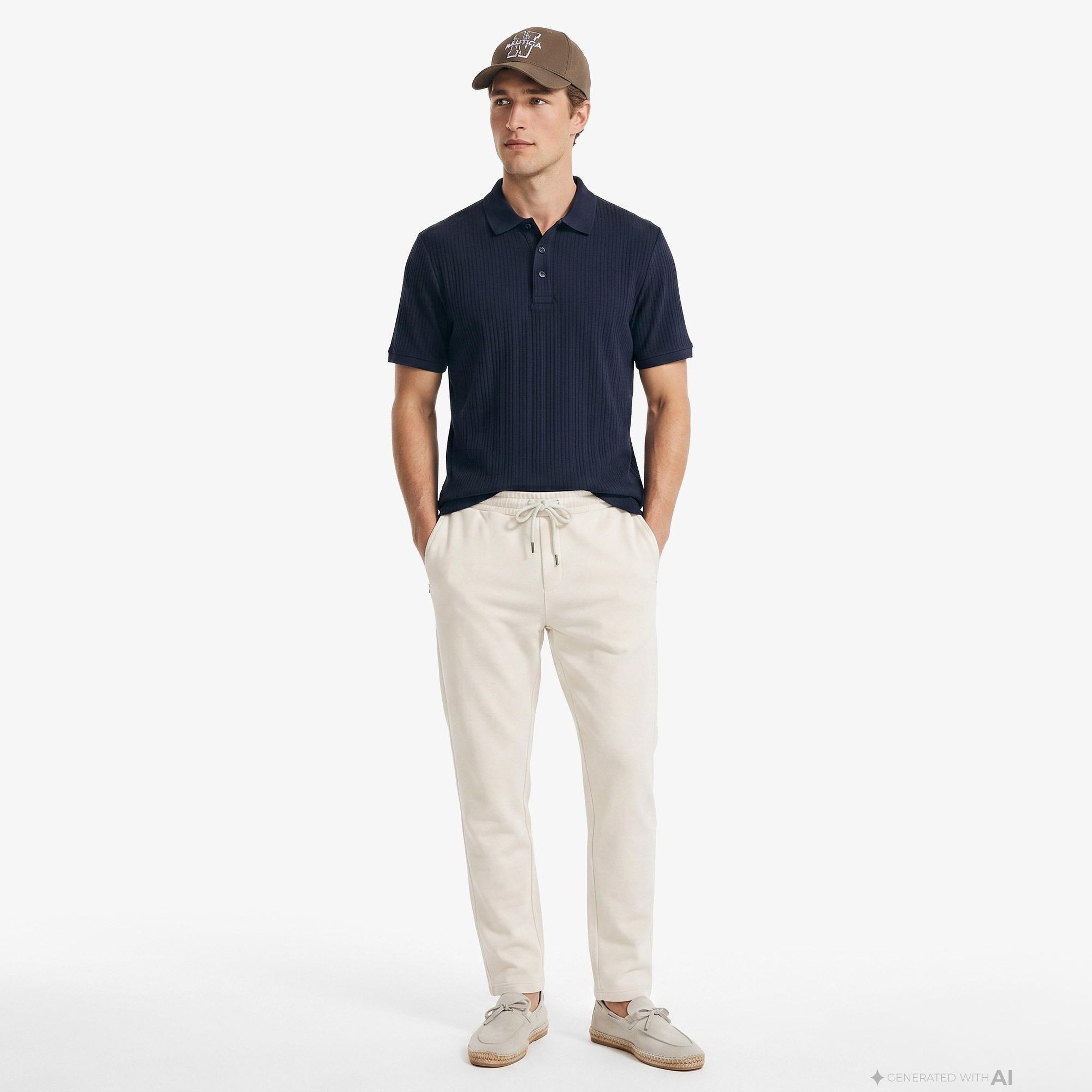 Nautica Erkek Krem Jogger Fit Pantolon