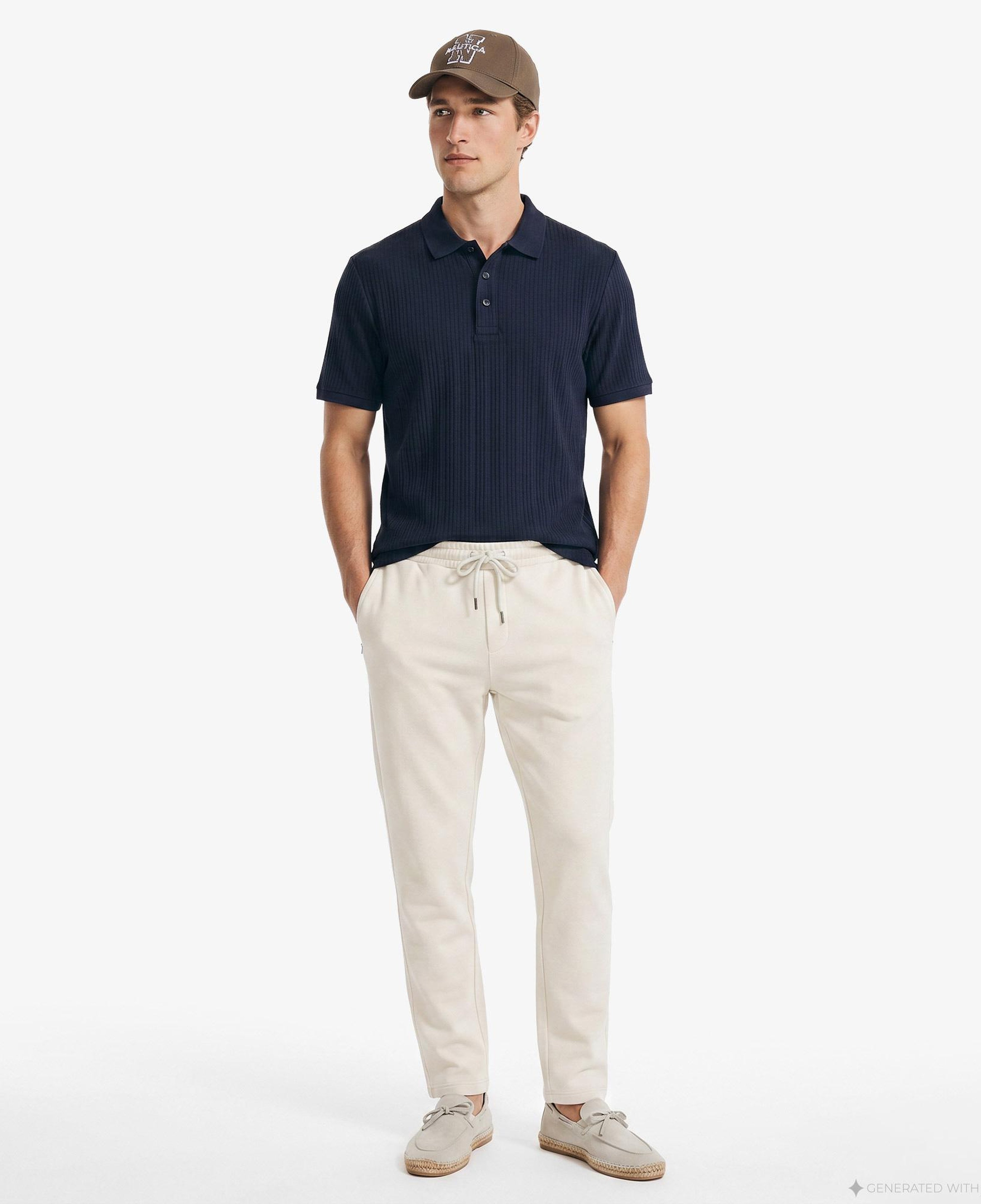 Nautica Erkek Krem Jogger Fit Pantolon