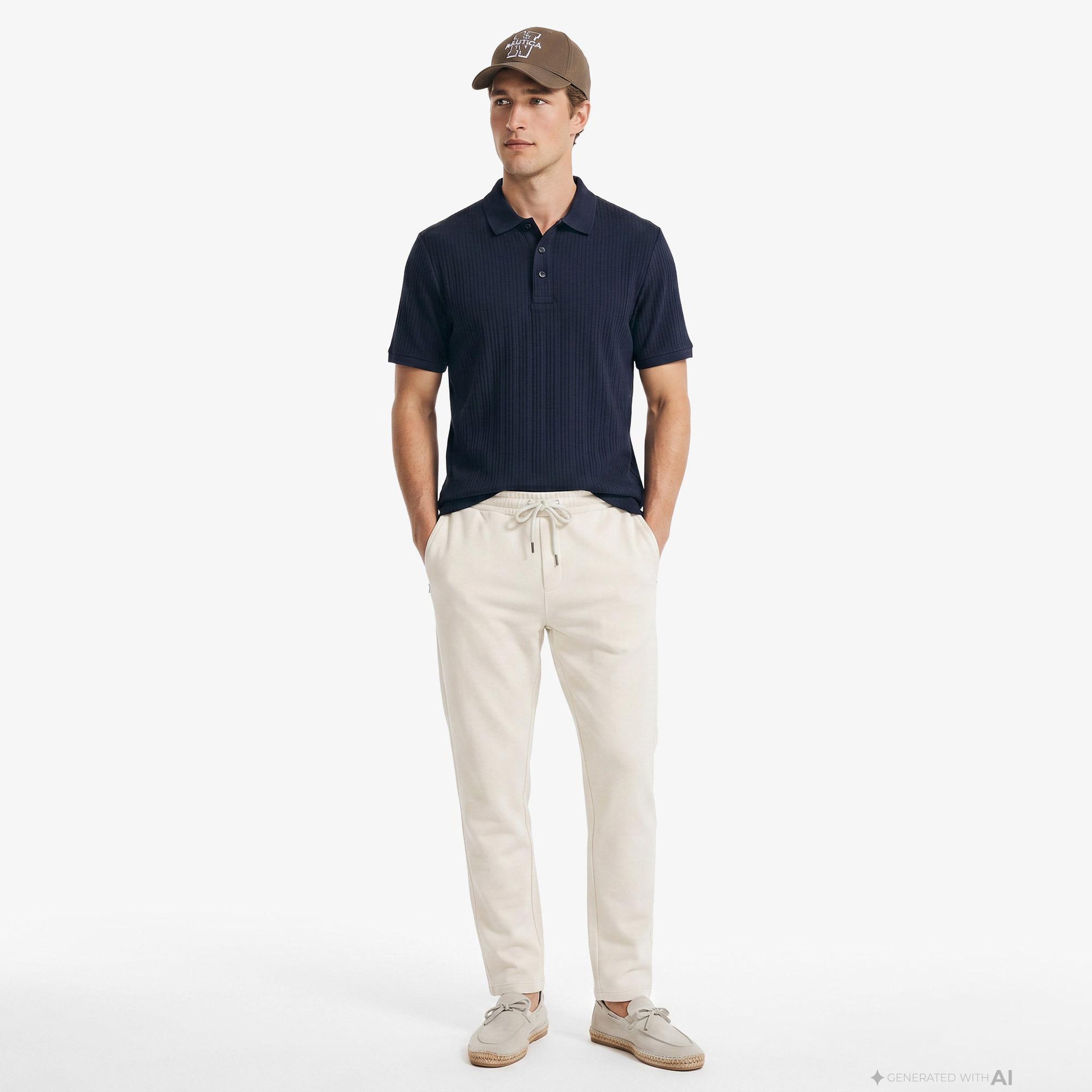 Nautica Erkek Krem Jogger Fit Pantolon