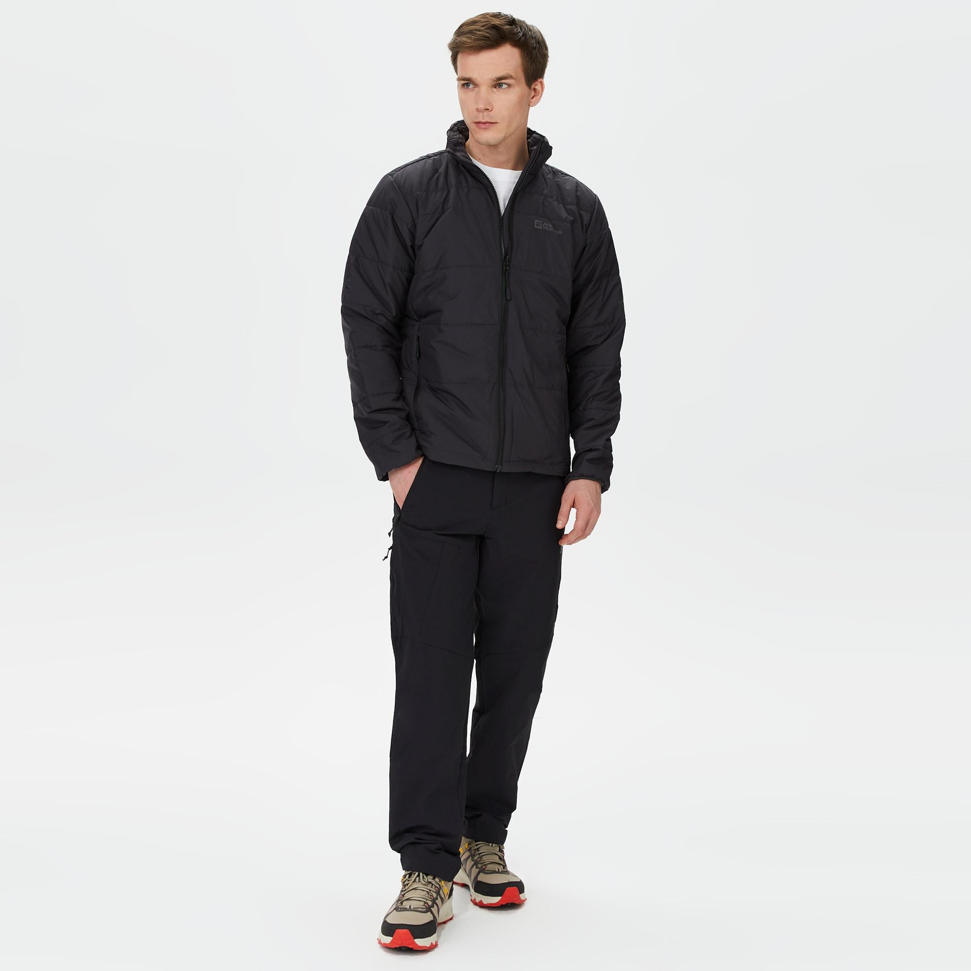 Jack Wolfskin Glastal Winter Erkek Siyah Pantolon