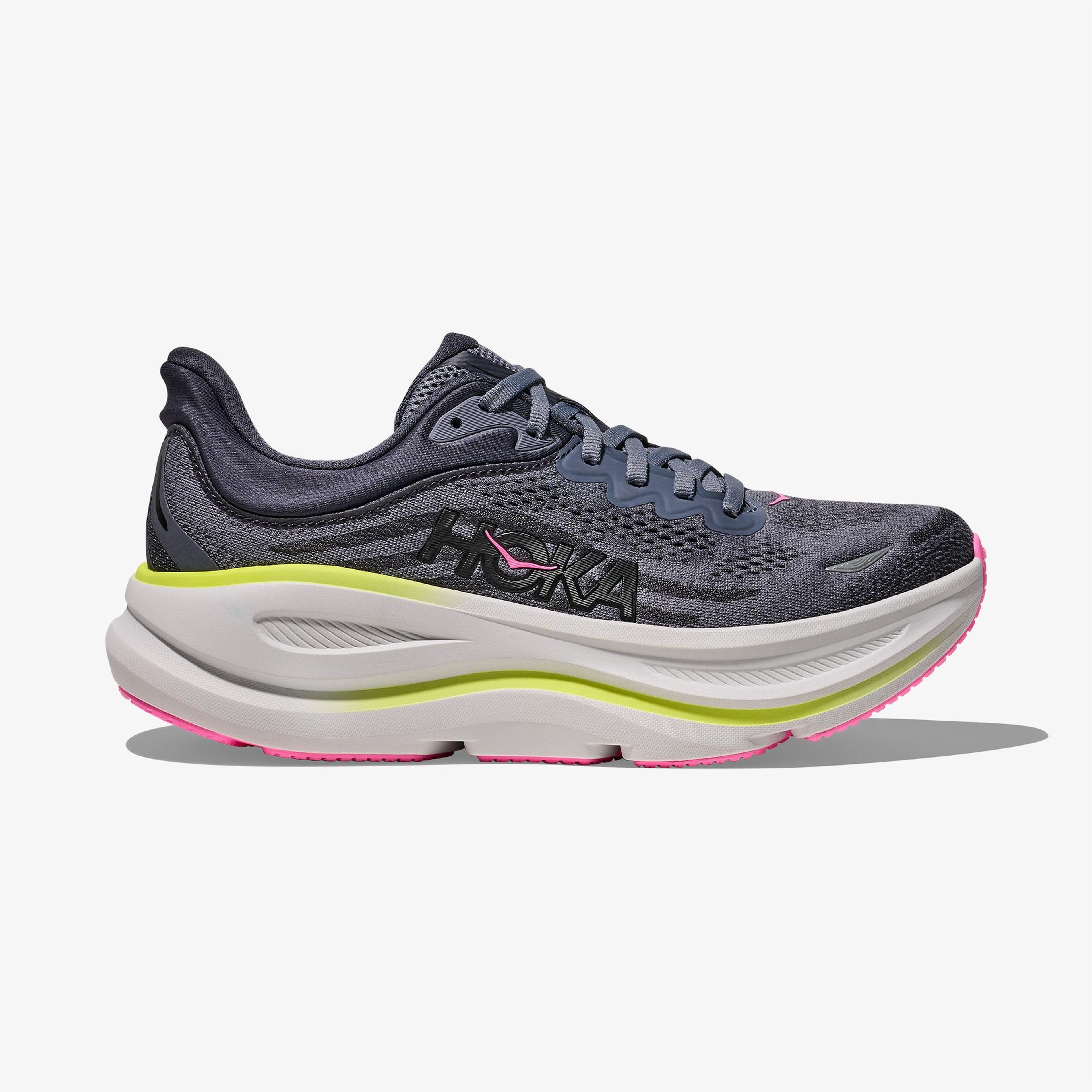Hoka Bondi 9 Kadın Gri Yol Koşusu Ayakkabısı