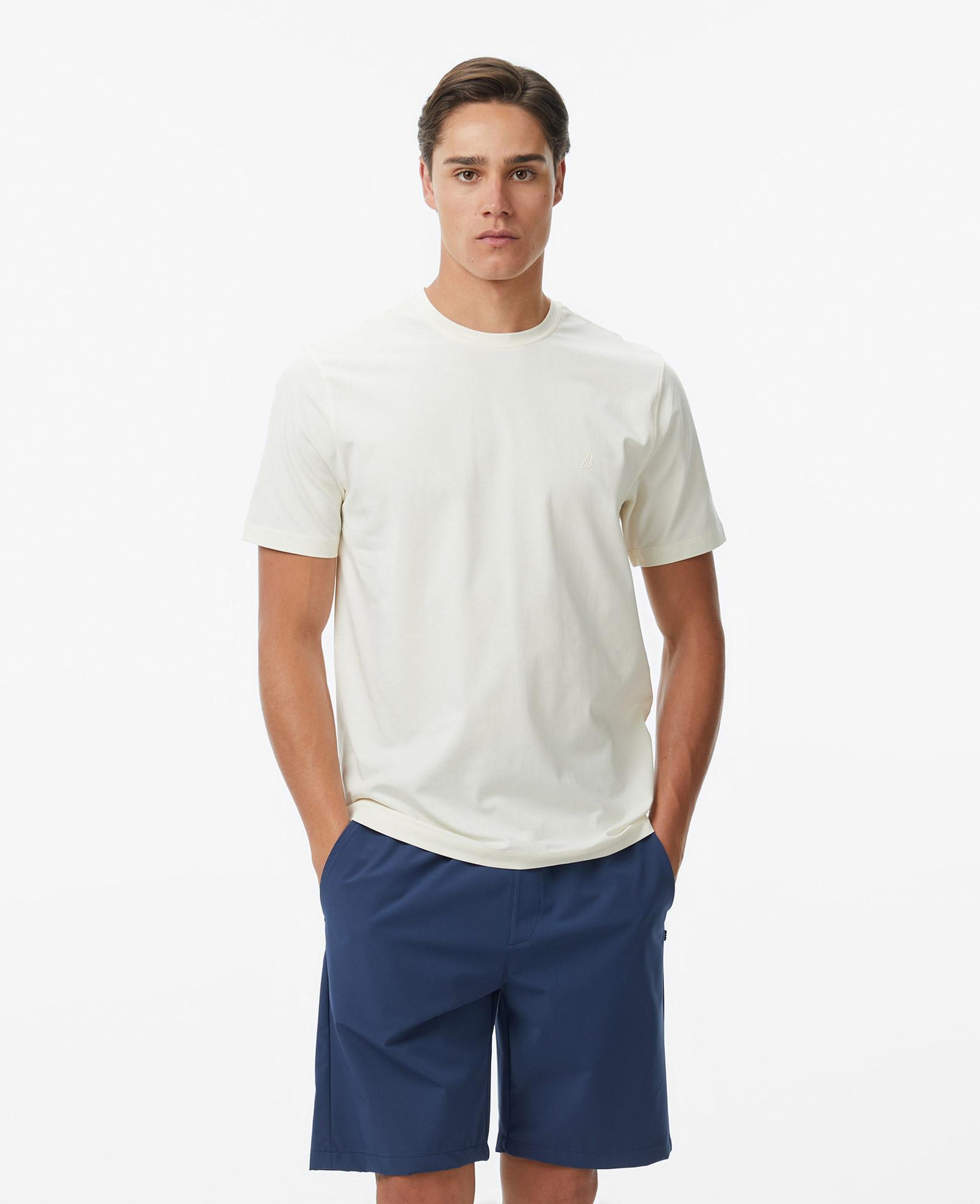 Nautica Erkek Ekru Regular Fit T-Shirt