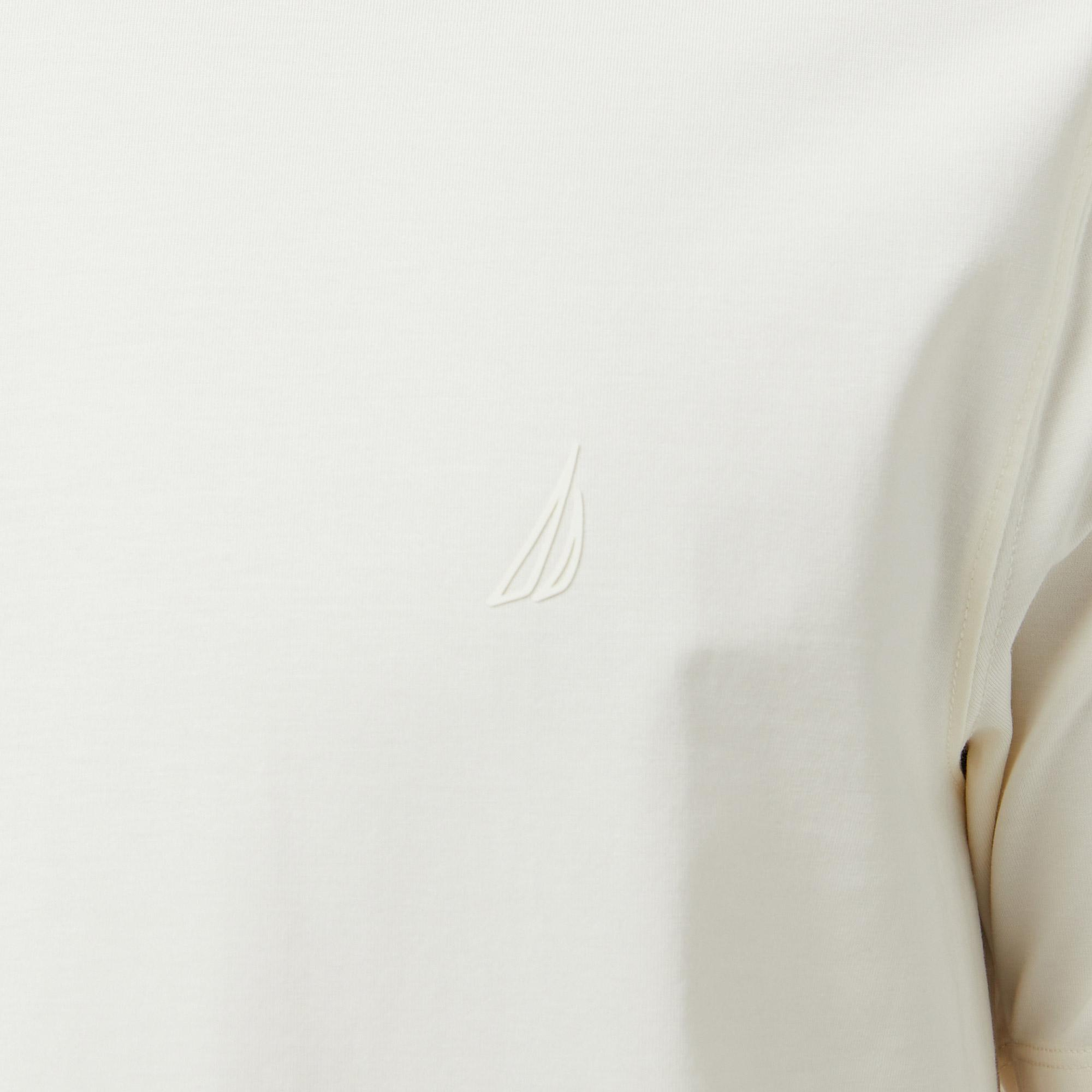 Nautica Erkek Ekru Regular Fit T-Shirt
