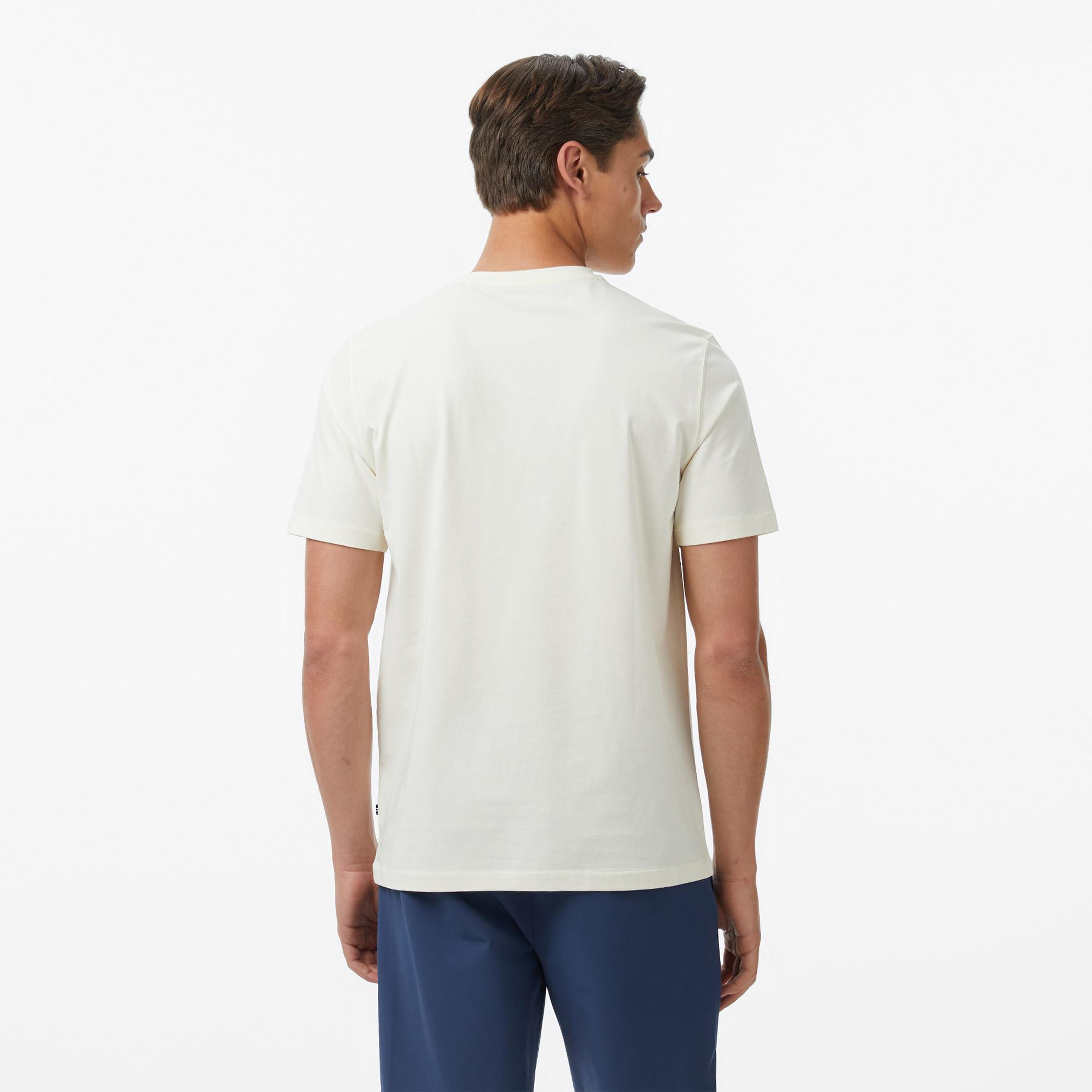 Nautica Erkek Ekru Regular Fit T-Shirt